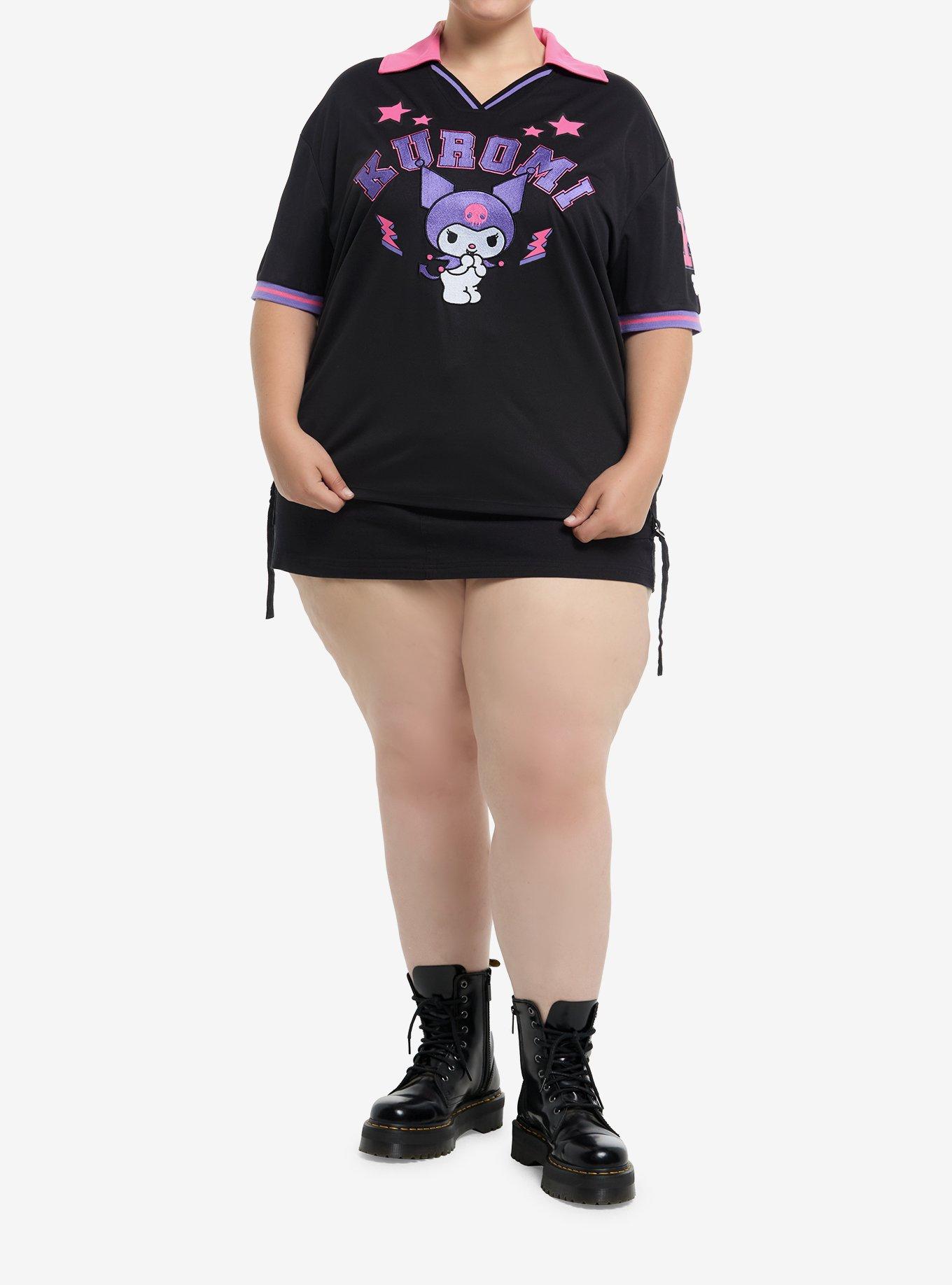 Kuromi Collar Girls Jersey Plus Size, MULTI, alternate