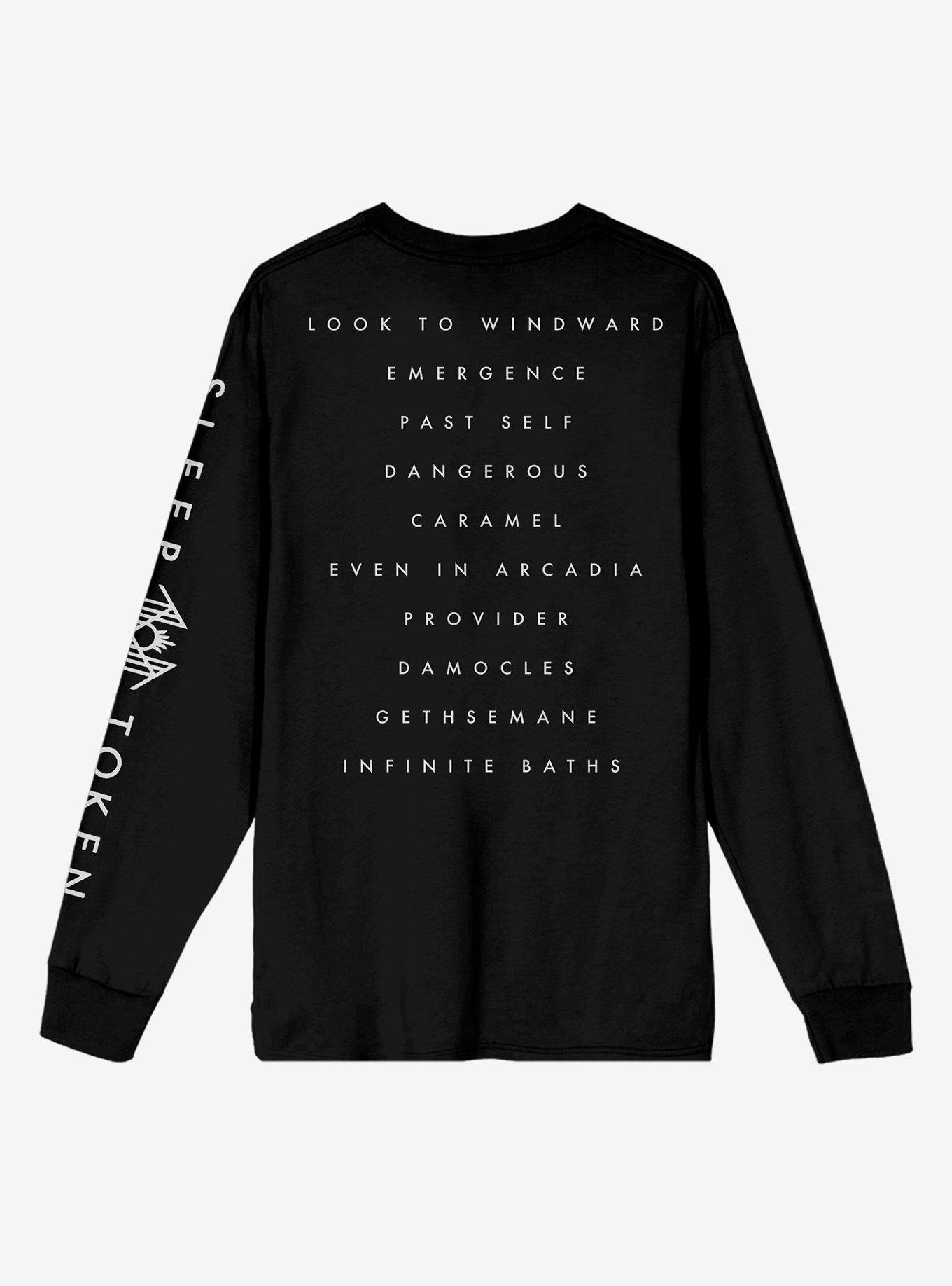 Sleep Token Even In Arcadia Crests & Tracklist Long-Sleeve T-Shirt Hot Topic Exclusive, , hi-res