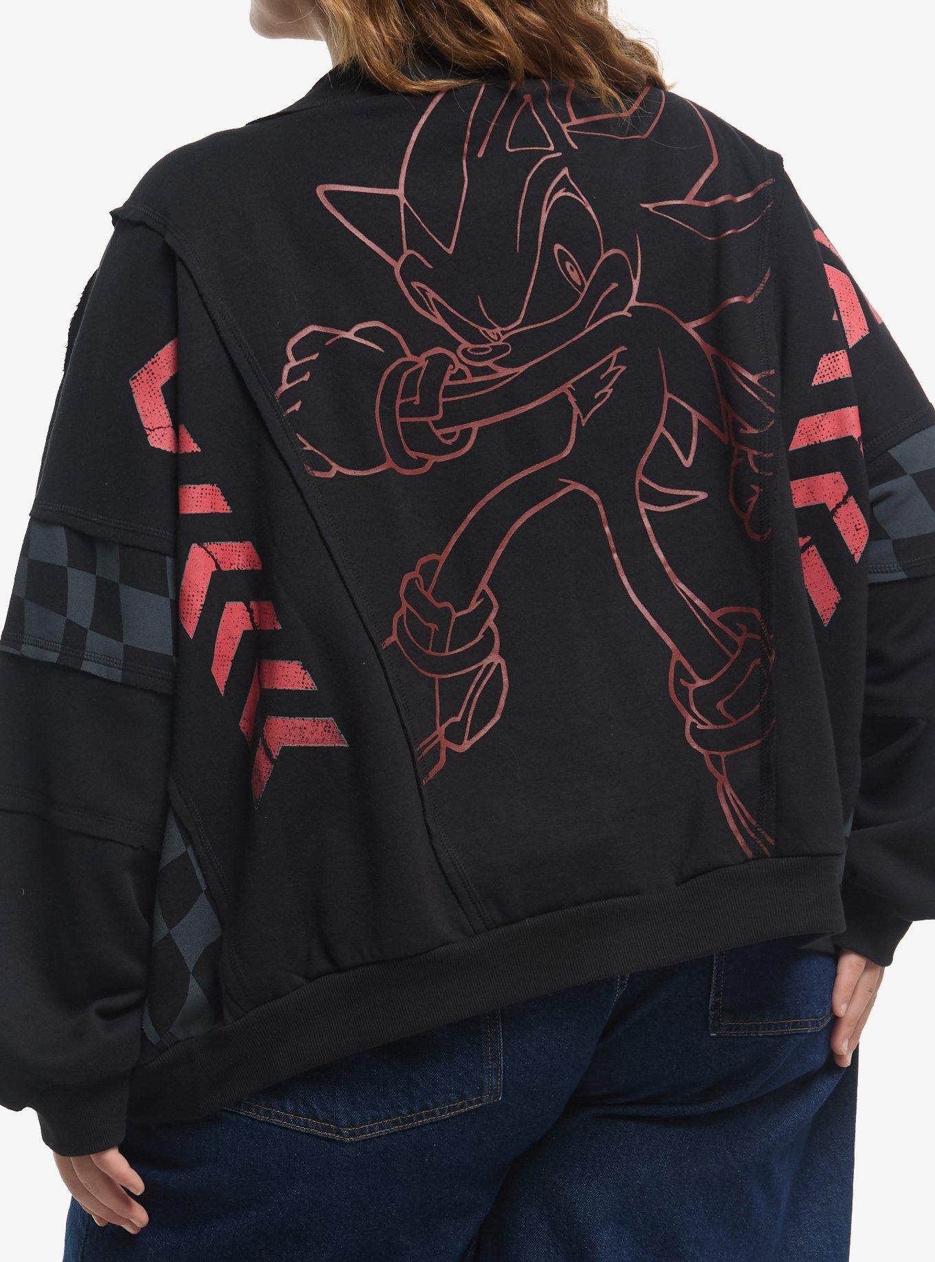 Sonic The Hedgehog Shadow Girls Bomber Jacket Plus Size, , hi-res