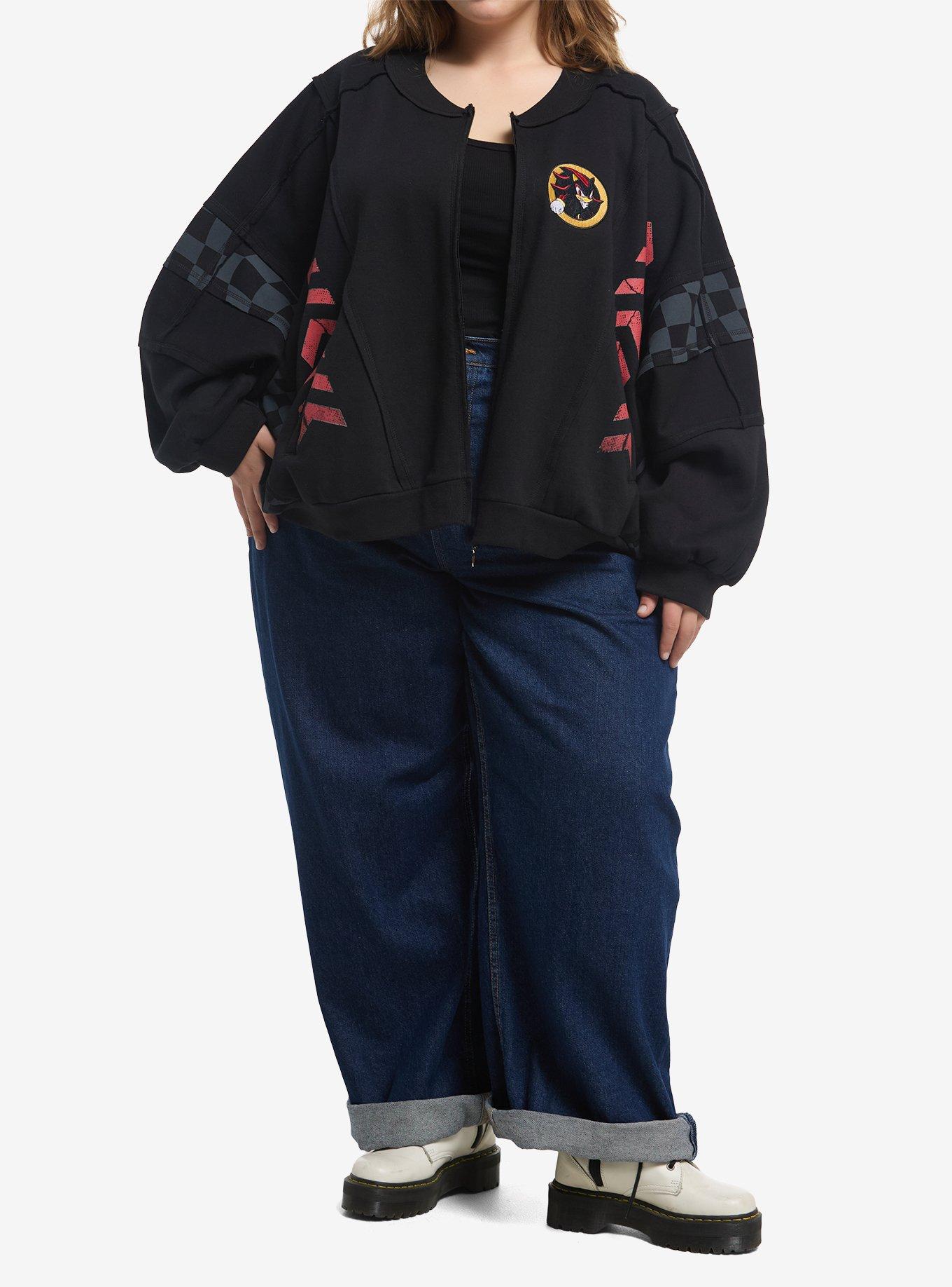 Sonic The Hedgehog Shadow Girls Bomber Jacket Plus Size, MULTI, alternate