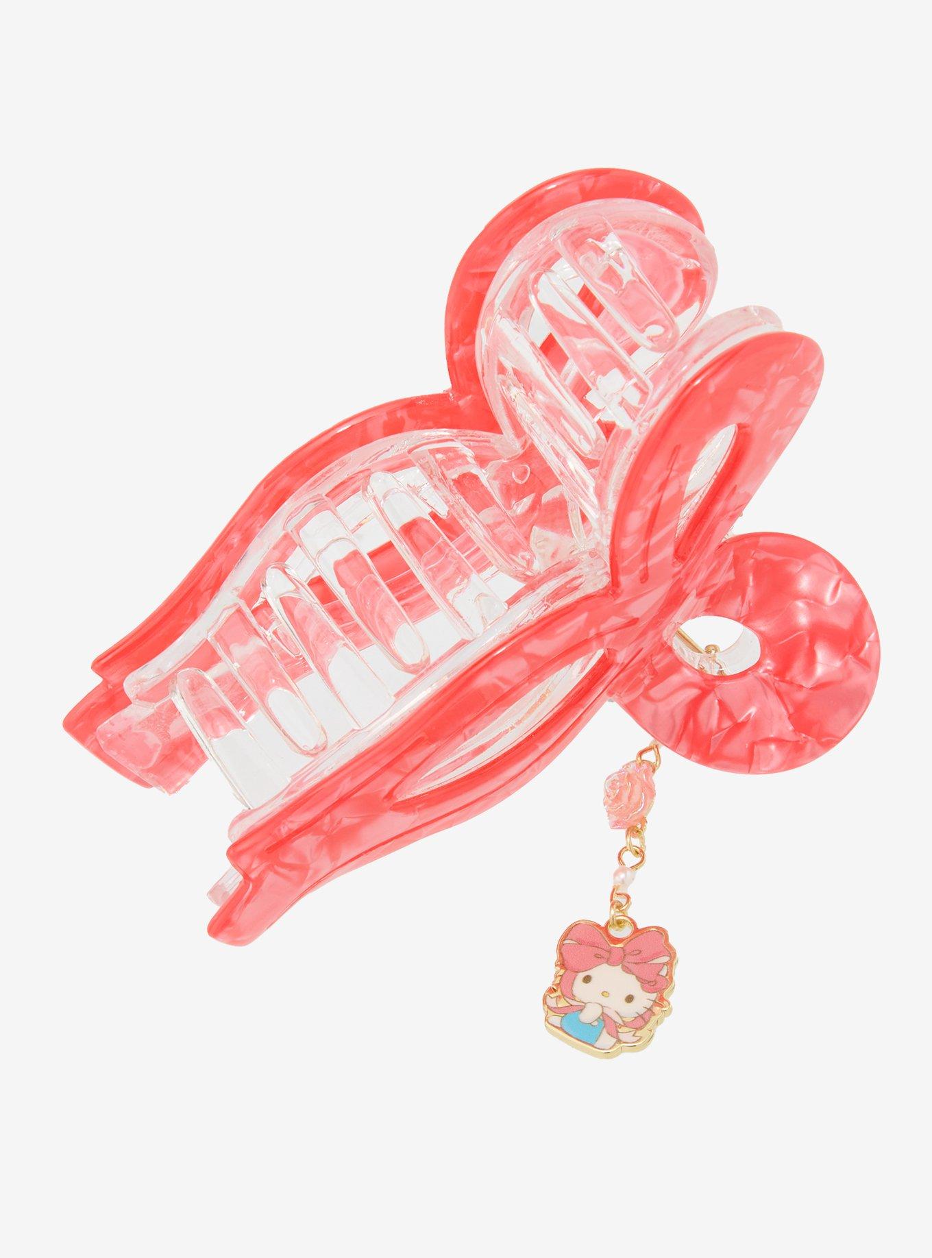Sanrio Hello Kitty Bow Claw Clip with Charm &mdash; BoxLunch Exclusive, , alternate