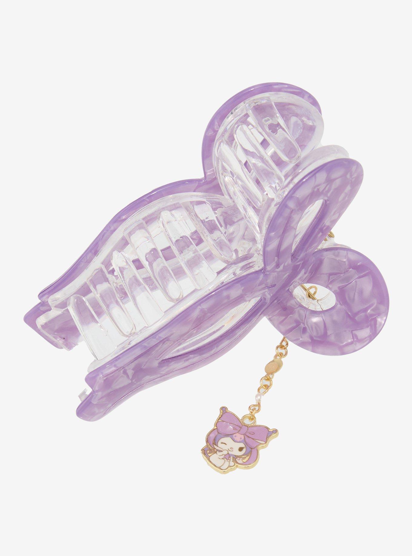 Sanrio Kuromi Bow Claw Clip with Charm — BoxLunch Exclusive, , alternate