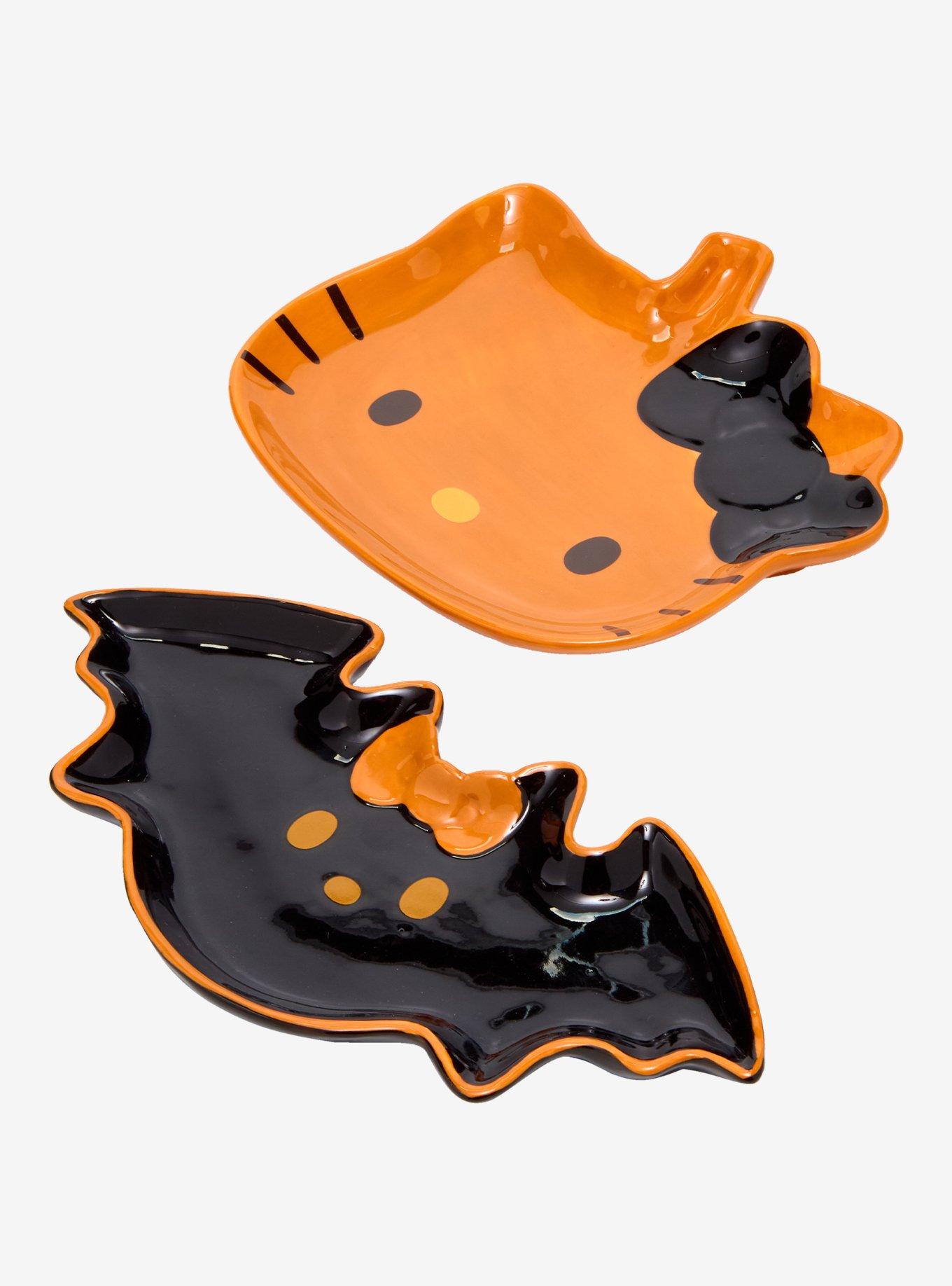 Sanrio Hello Kitty & Bat Halloween Treat Plate — BoxLunch Exclusive, , hi-res