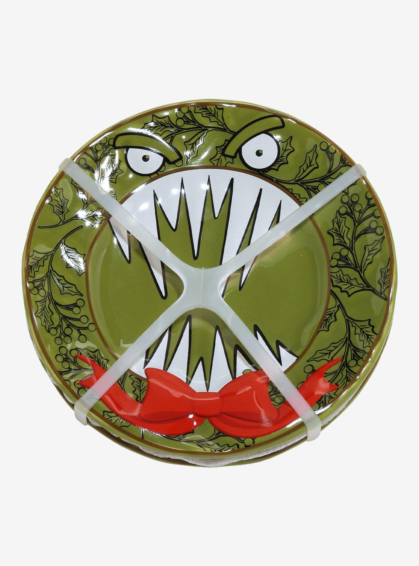 Disney The Nightmare Before Christmas Monster Wreath Treat Plate Set - BoxLunch Exclusive, , hi-res