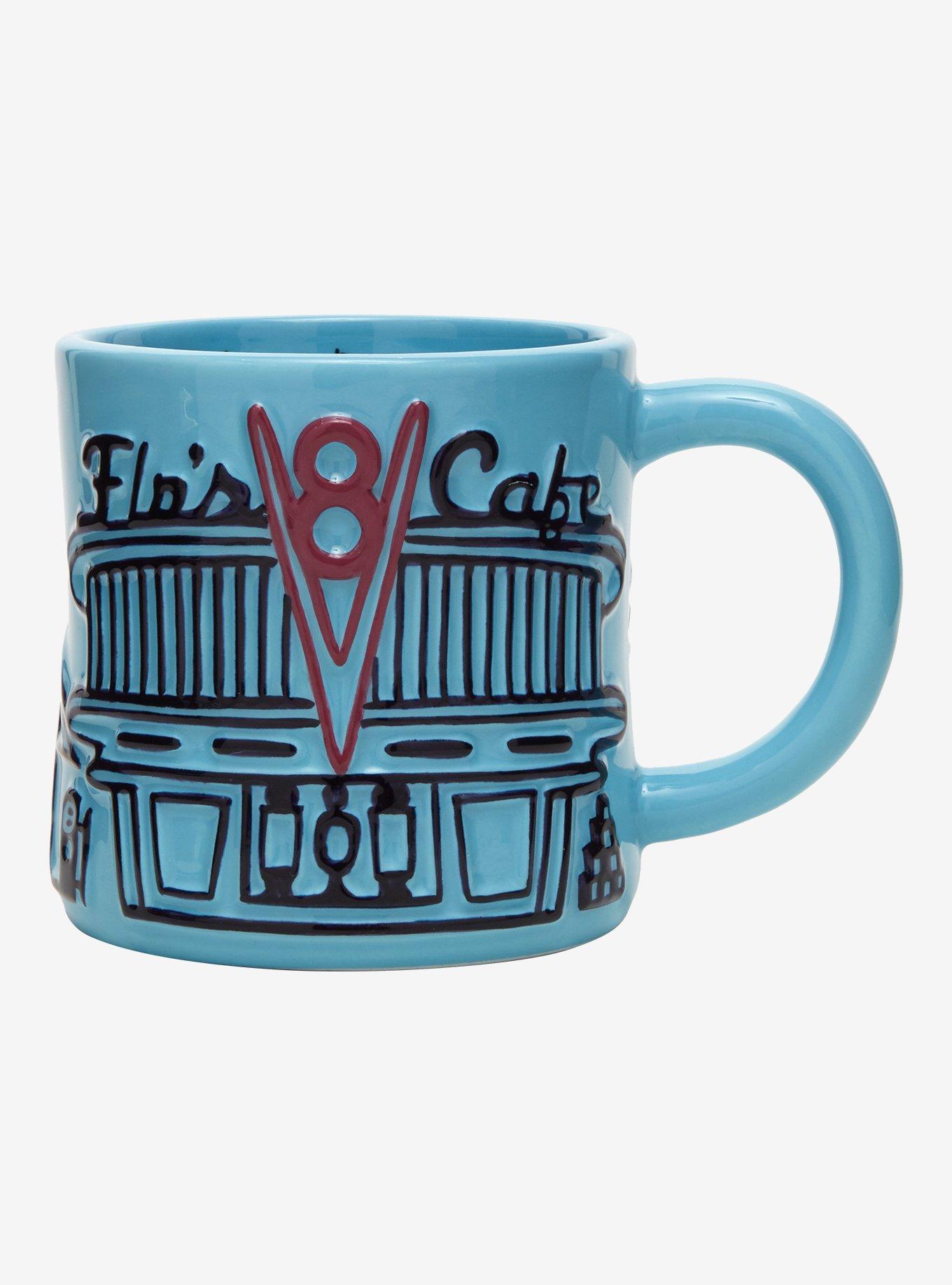 Disney Pixar Cars Flo's Cafe Molded Mug - BoxLunch Exclusive, , hi-res