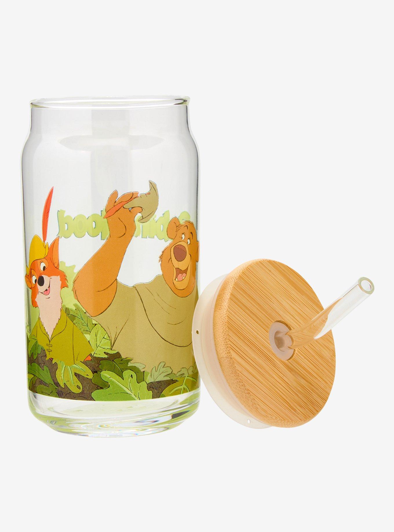 Disney Robin Hood Title Glass With Lid — BoxLunch Exclusive, , hi-res