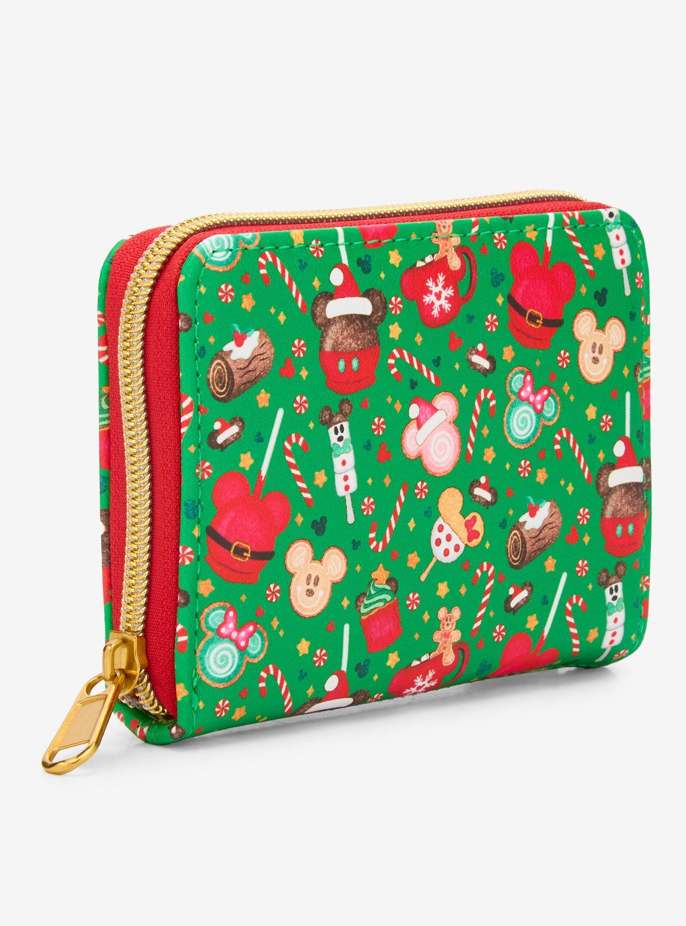 Loungefly Disney Mickey Mouse Holiday Treats Mini Zipper Wallet, , hi-res