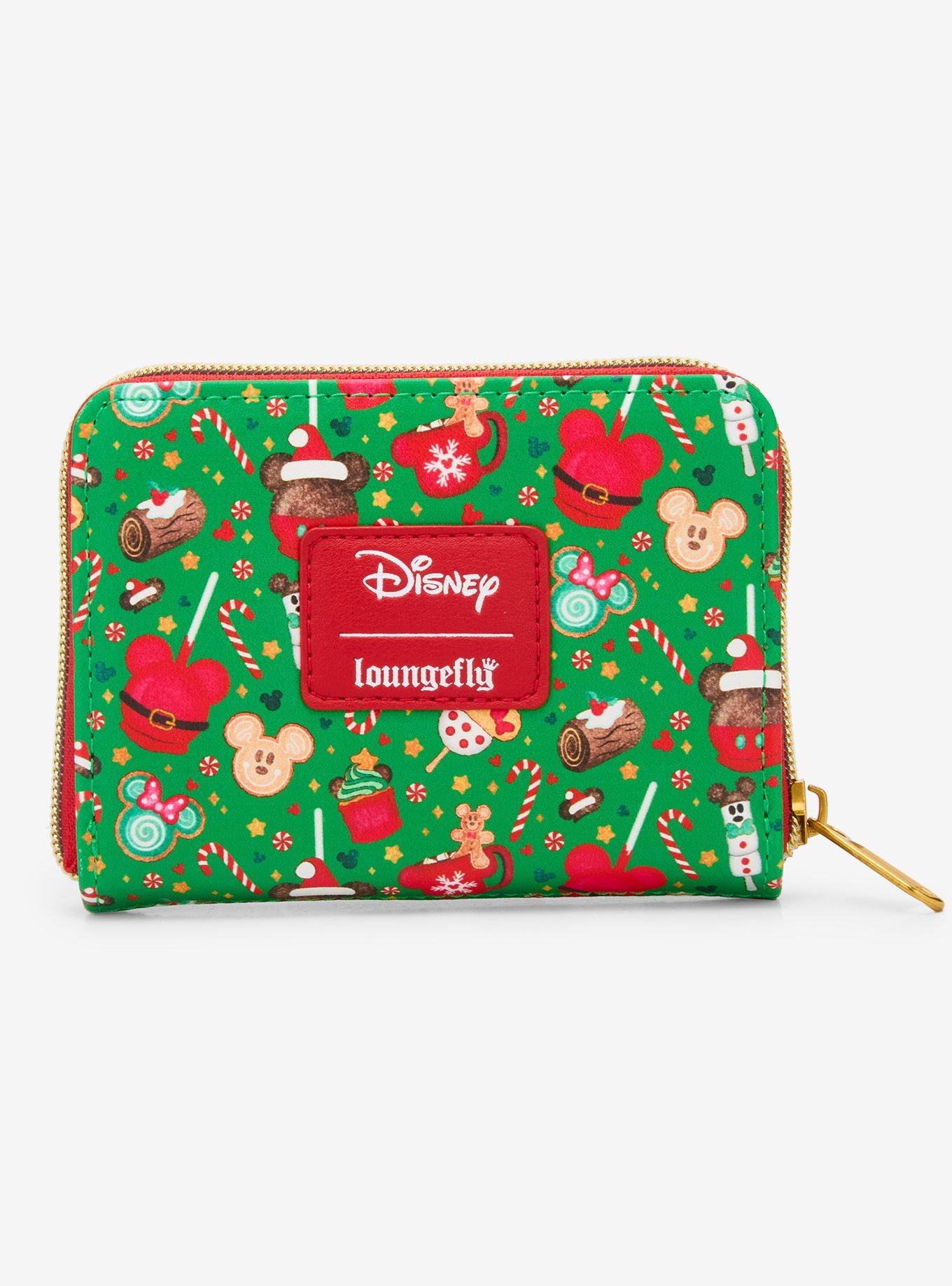 Loungefly Disney Mickey Mouse Holiday Treats Mini Zipper Wallet, , alternate