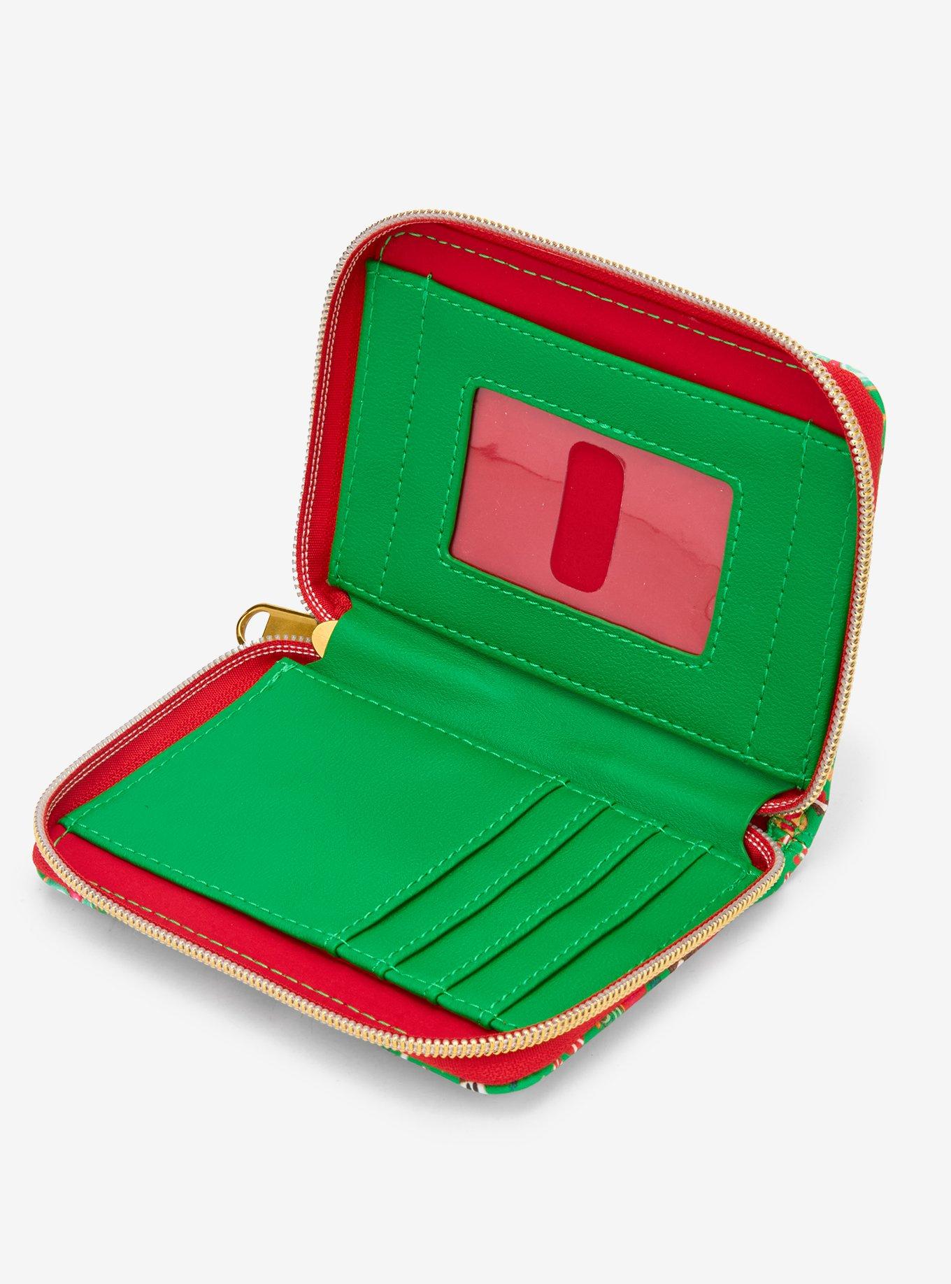 Loungefly Disney Mickey Mouse Holiday Treats Mini Zipper Wallet, , alternate