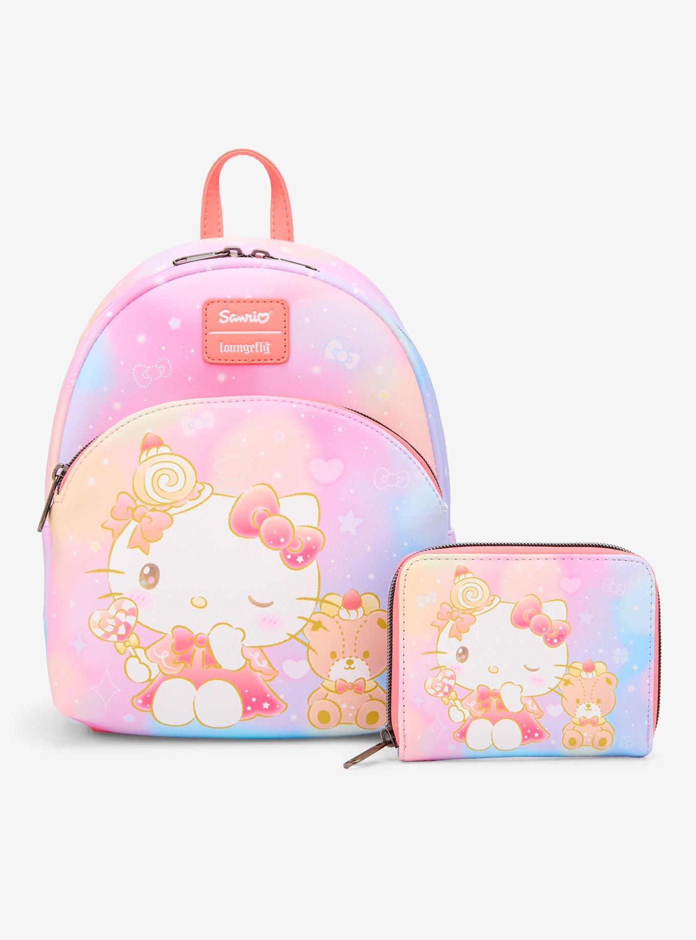 Loungefly Hello Kitty & Tiny Chum Whimsical Sweets Mini Zipper Wallet, , alternate
