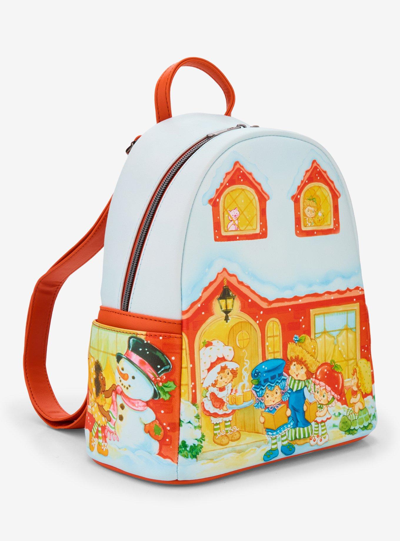 Loungefly Strawberry Shortcake And Friends Caroling Holiday Mini Backpack, , hi-res