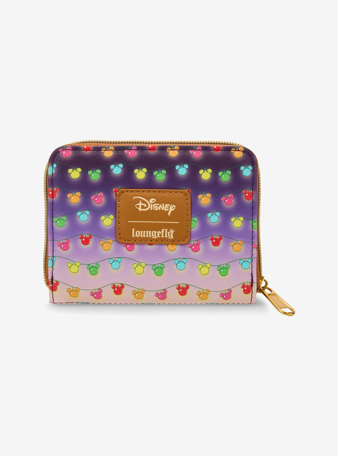 Loungefly Disney Mickey Mouse & Minnie Mouse Holiday House Mini Zipper Wallet, , alternate