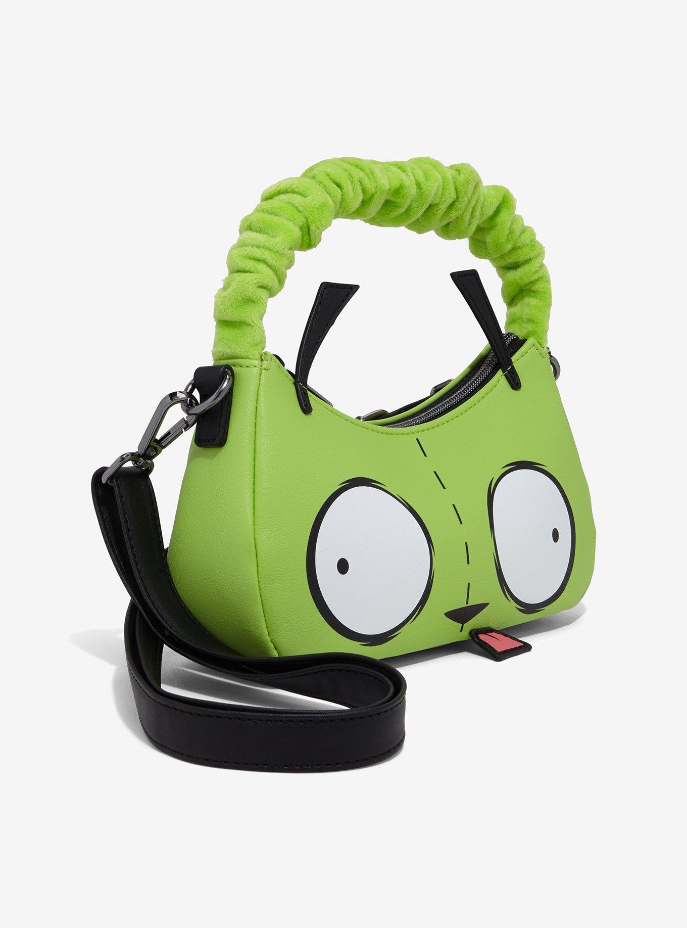 Loungefly Invader Zim GIR Fuzzy Handle Crossbody Bag, , hi-res