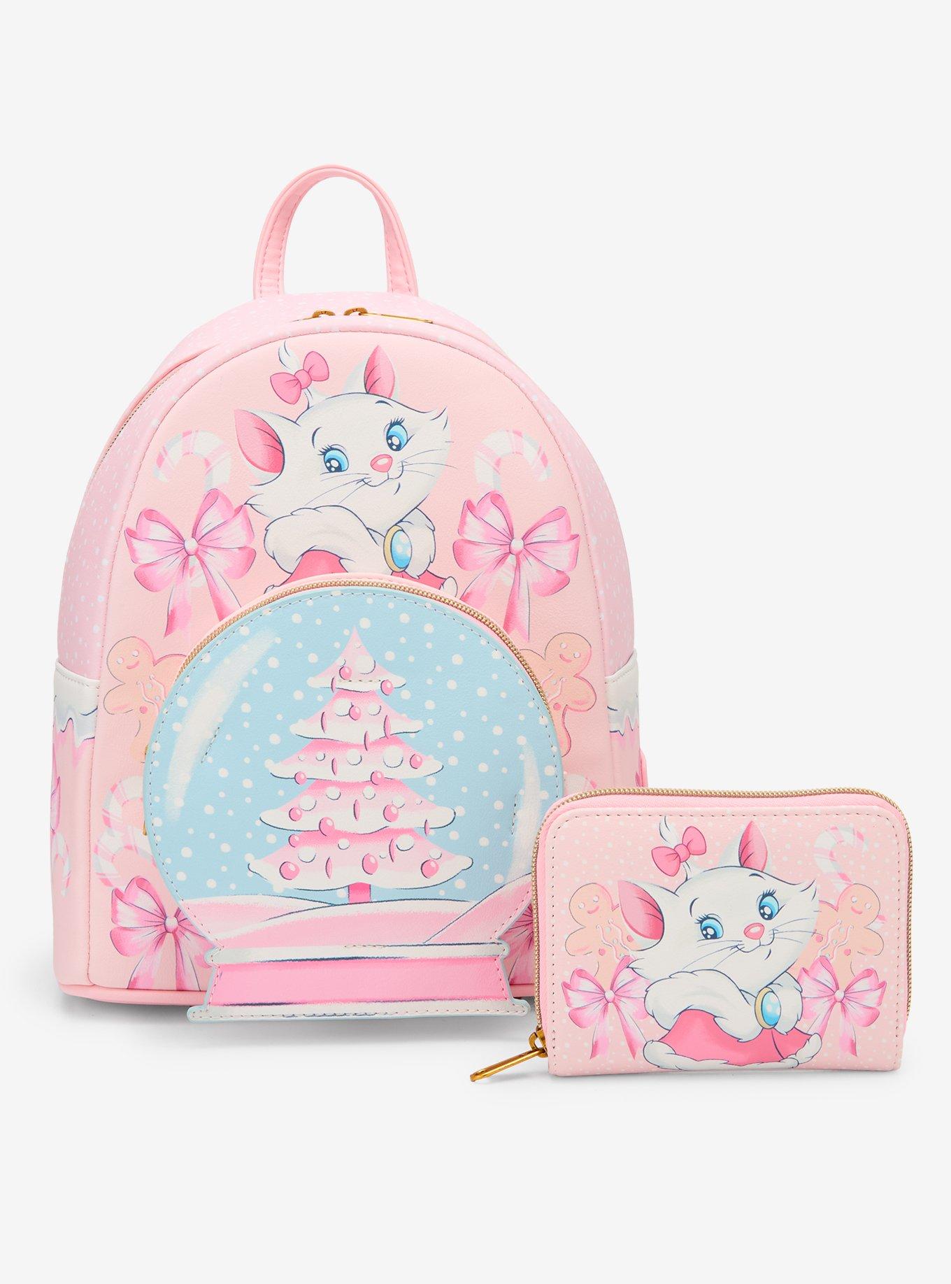 Loungefly Disney The Aristocats Marie Holiday Mini Zipper Wallet, , alternate