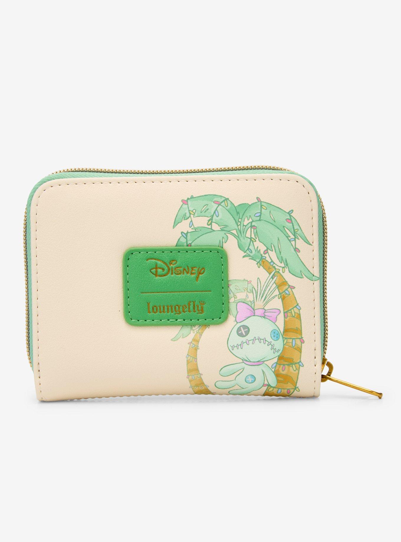 Loungefly Disney Stitch & Scrump Holiday Beach Mini Zipper Wallet, , alternate