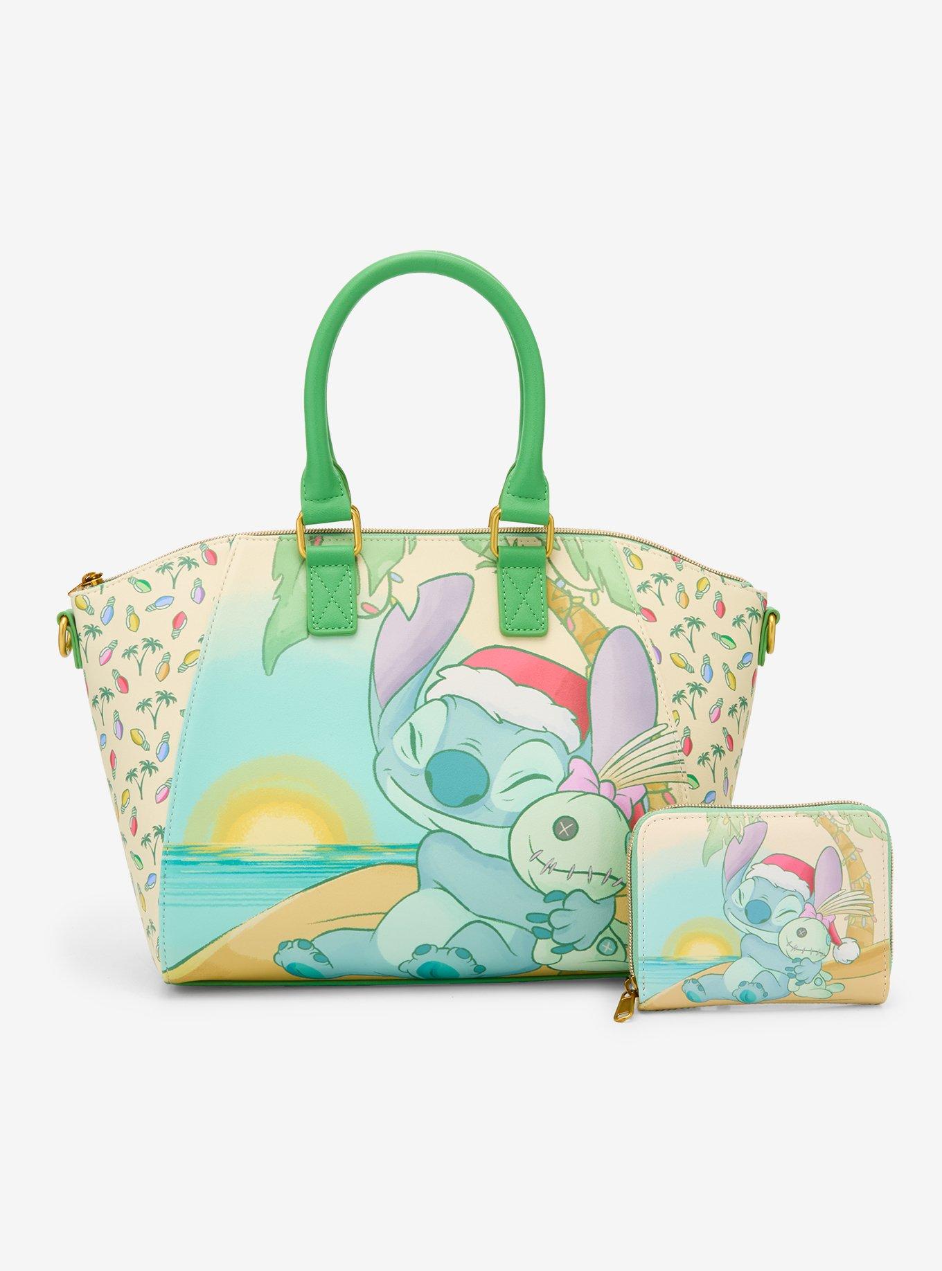 Loungefly Disney Stitch & Scrump Holiday Beach Mini Zipper Wallet, , alternate