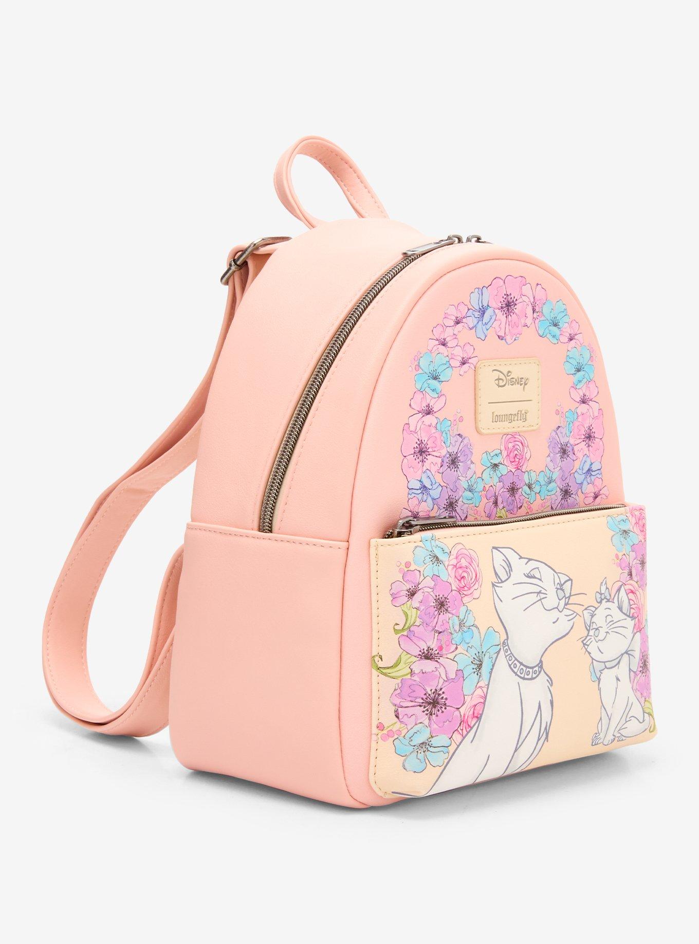 Loungefly Disney The Aristocats Duchess & Marie Floral Mini Backpack, , hi-res