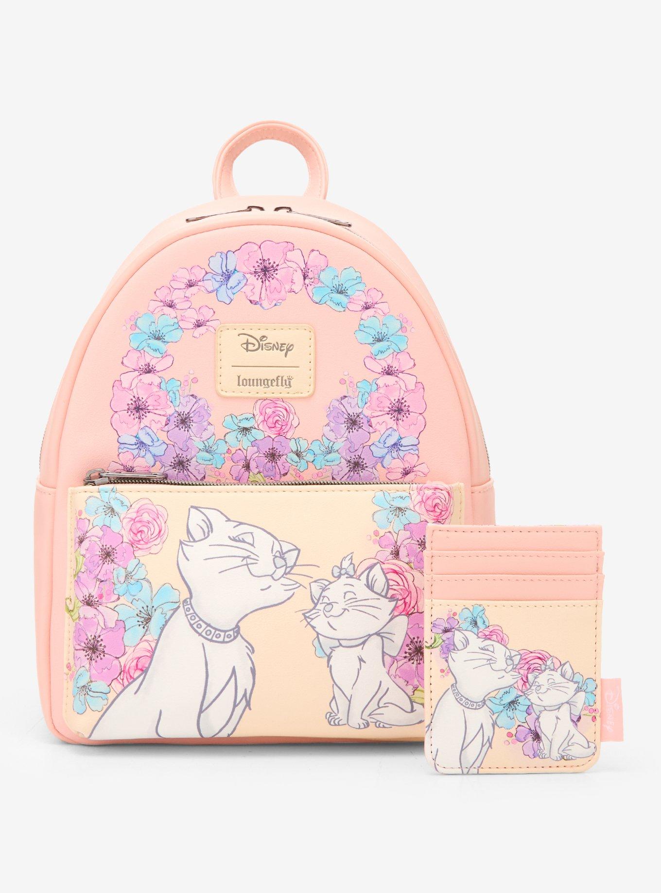 Loungefly Disney The Aristocats Duchess & Marie Floral Mini Backpack, , alternate