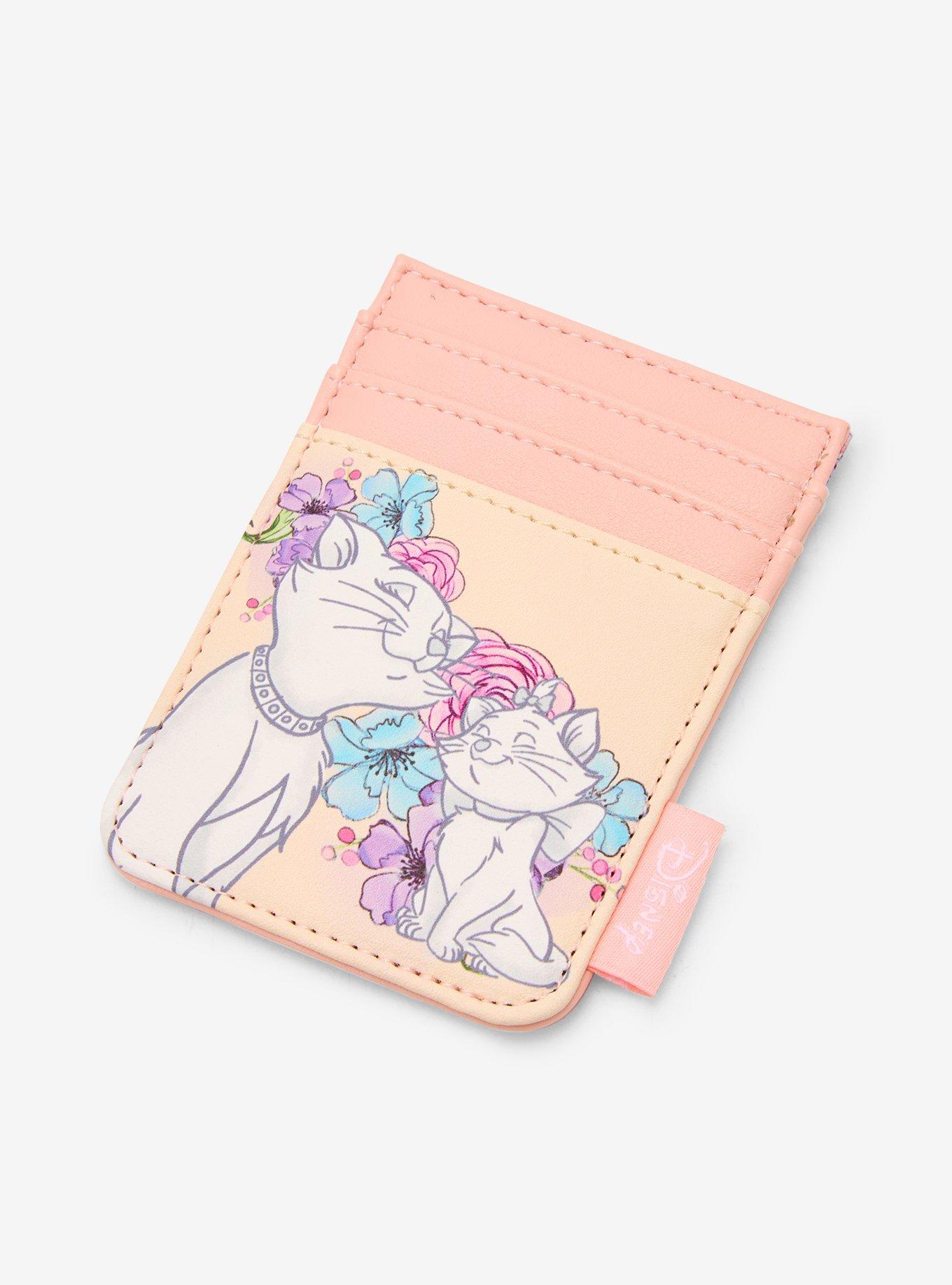 Loungefly Disney The Aristocats Duchess & Marie Floral Vertical Cardholder, , alternate
