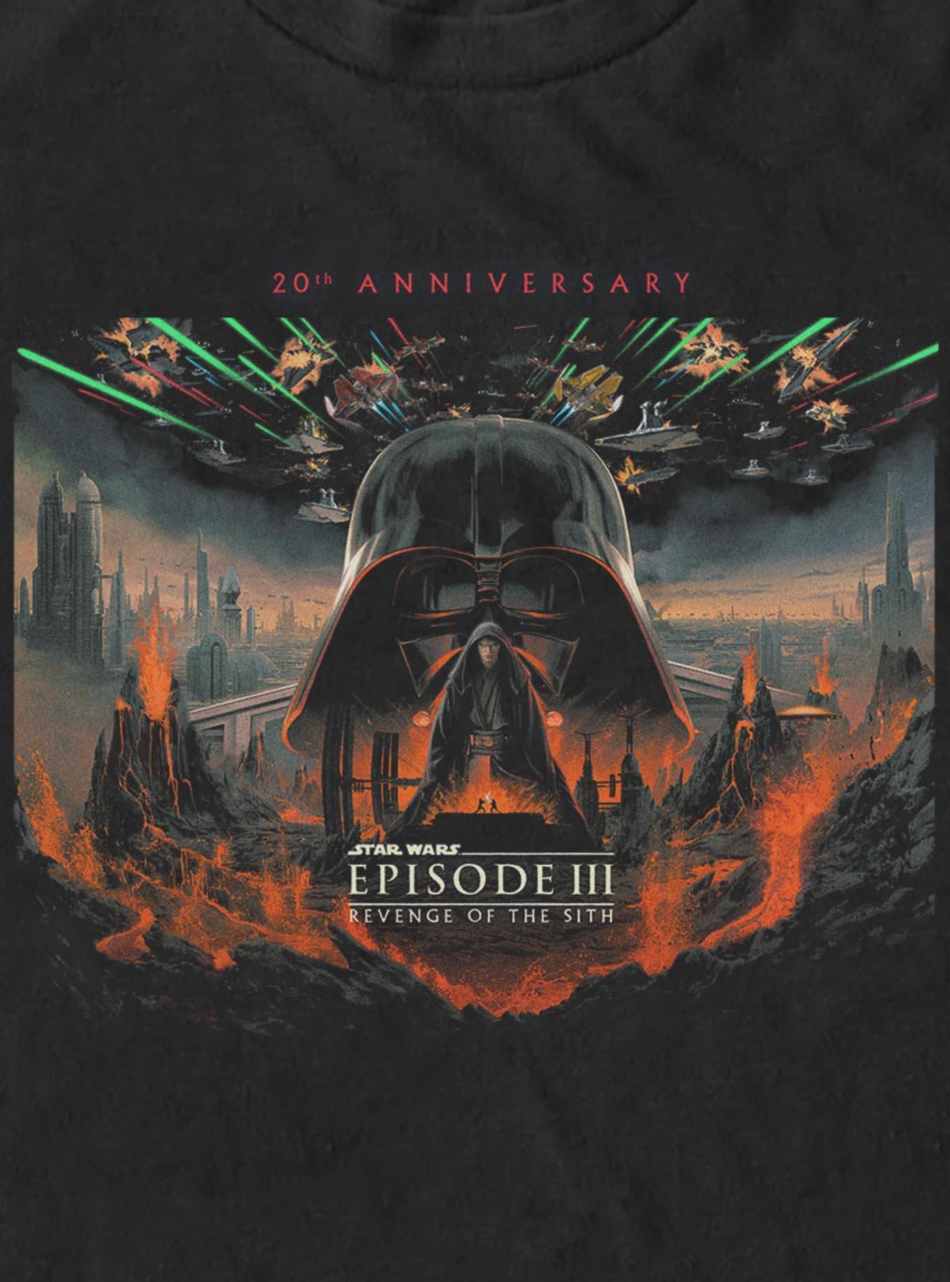 Star Wars Episode III: Revenge Of The Sith 20th Anniversary Scenic Poster T-Shirt, , hi-res