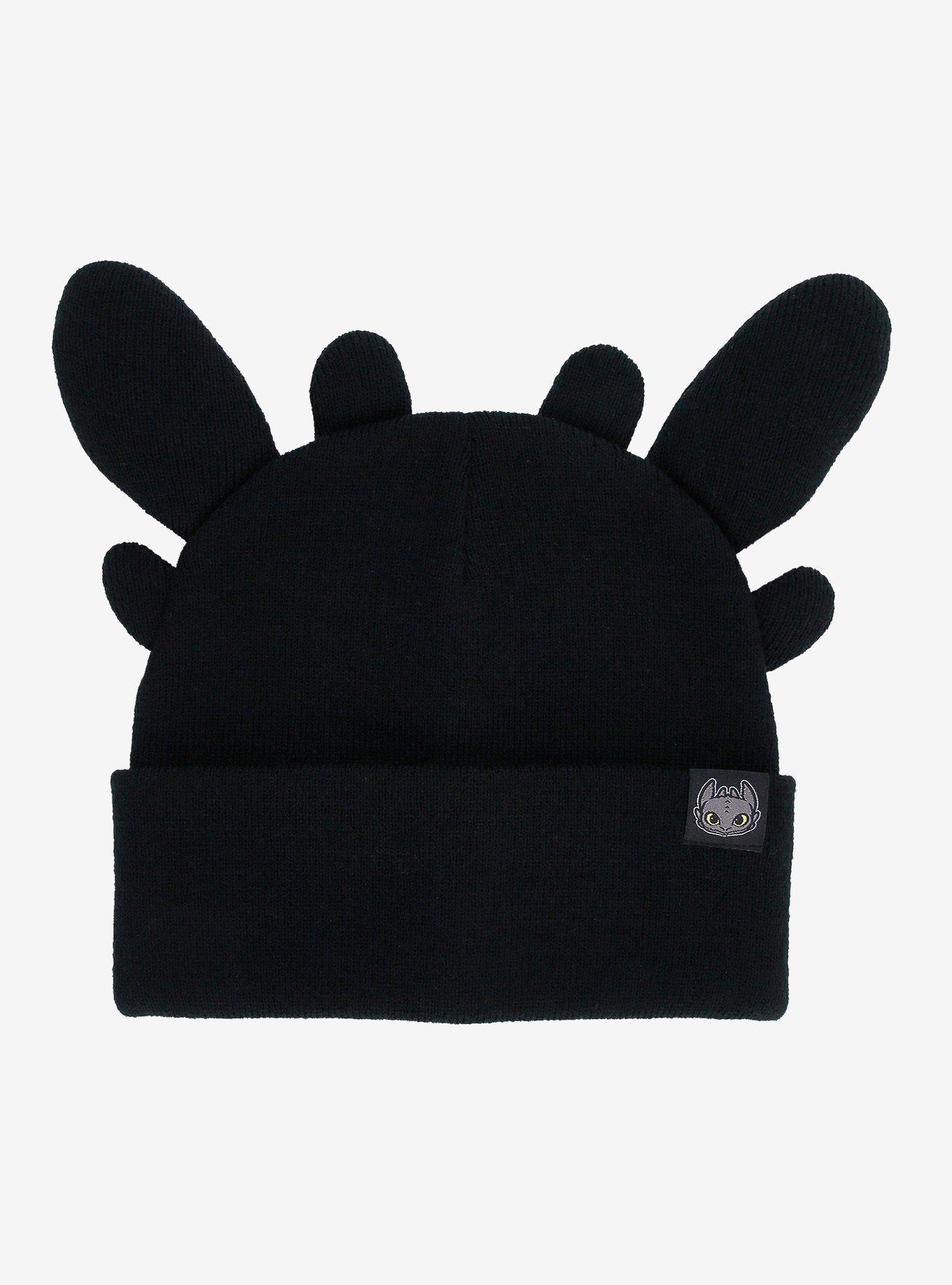 DreamWorks How to Train Your Dragon Toothless Figural Beanie — BoxLunch Exclusive, , hi-res