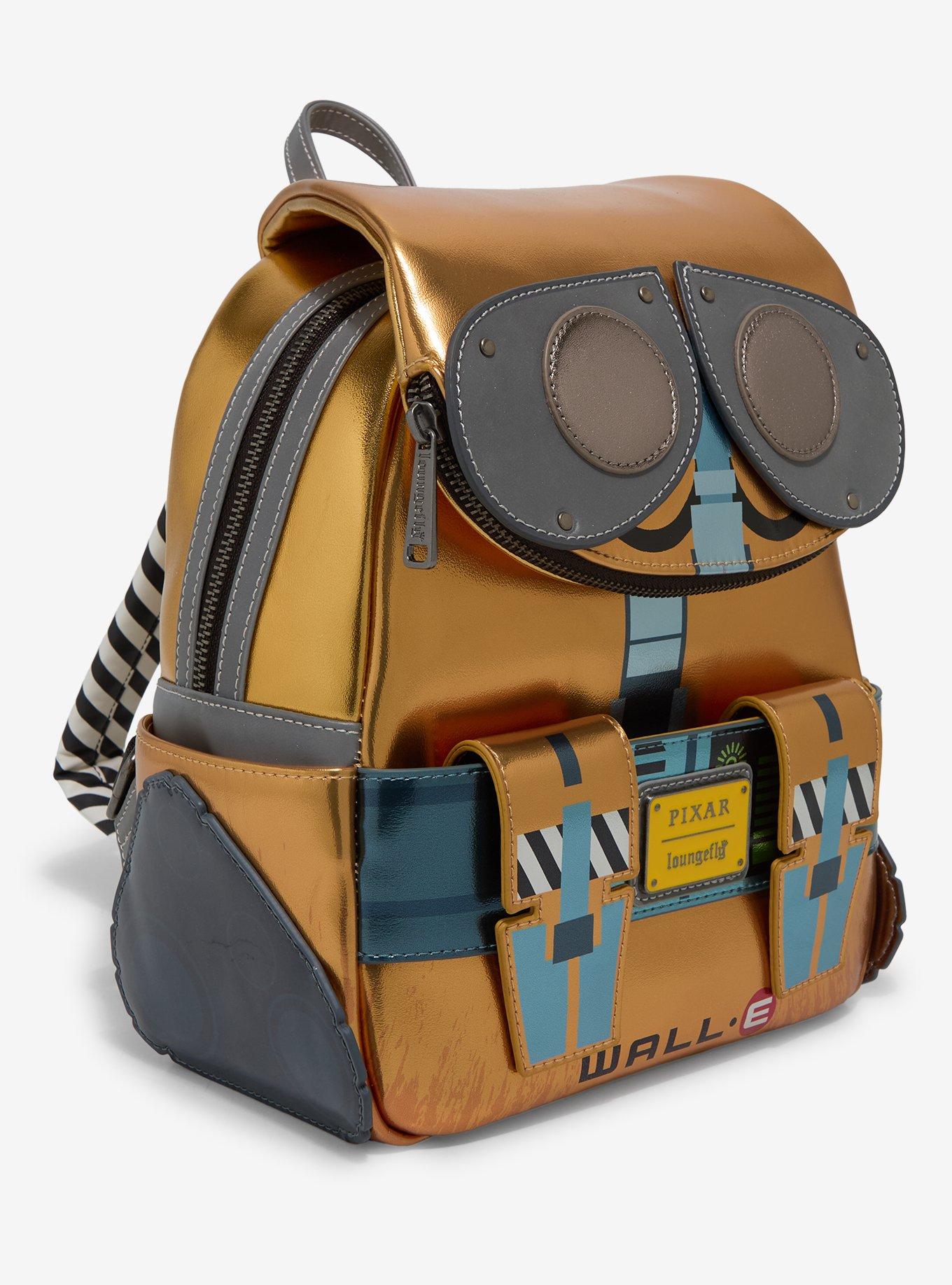Loungefly Disney Pixar WALL-E Metallic WALL-E Figural Mini Backpack - BoxLunch Exclusive, , hi-res