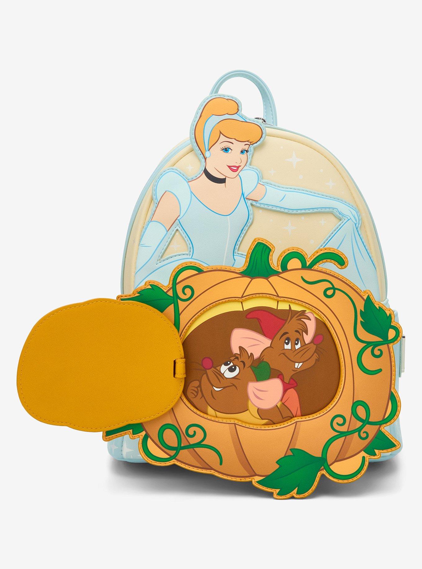 Loungefly Disney Cinderella Ballgown Pumpkin Mini Backpack — BoxLunch Exclusive, , hi-res