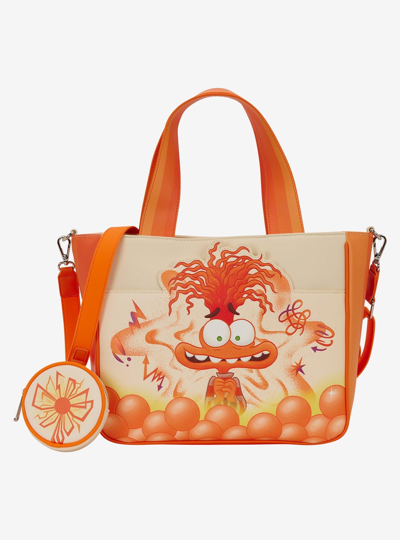 Loungefly Disney Pixar Inside Out 2 Anxiety Tote Bag with Coin Purse, , hi-res