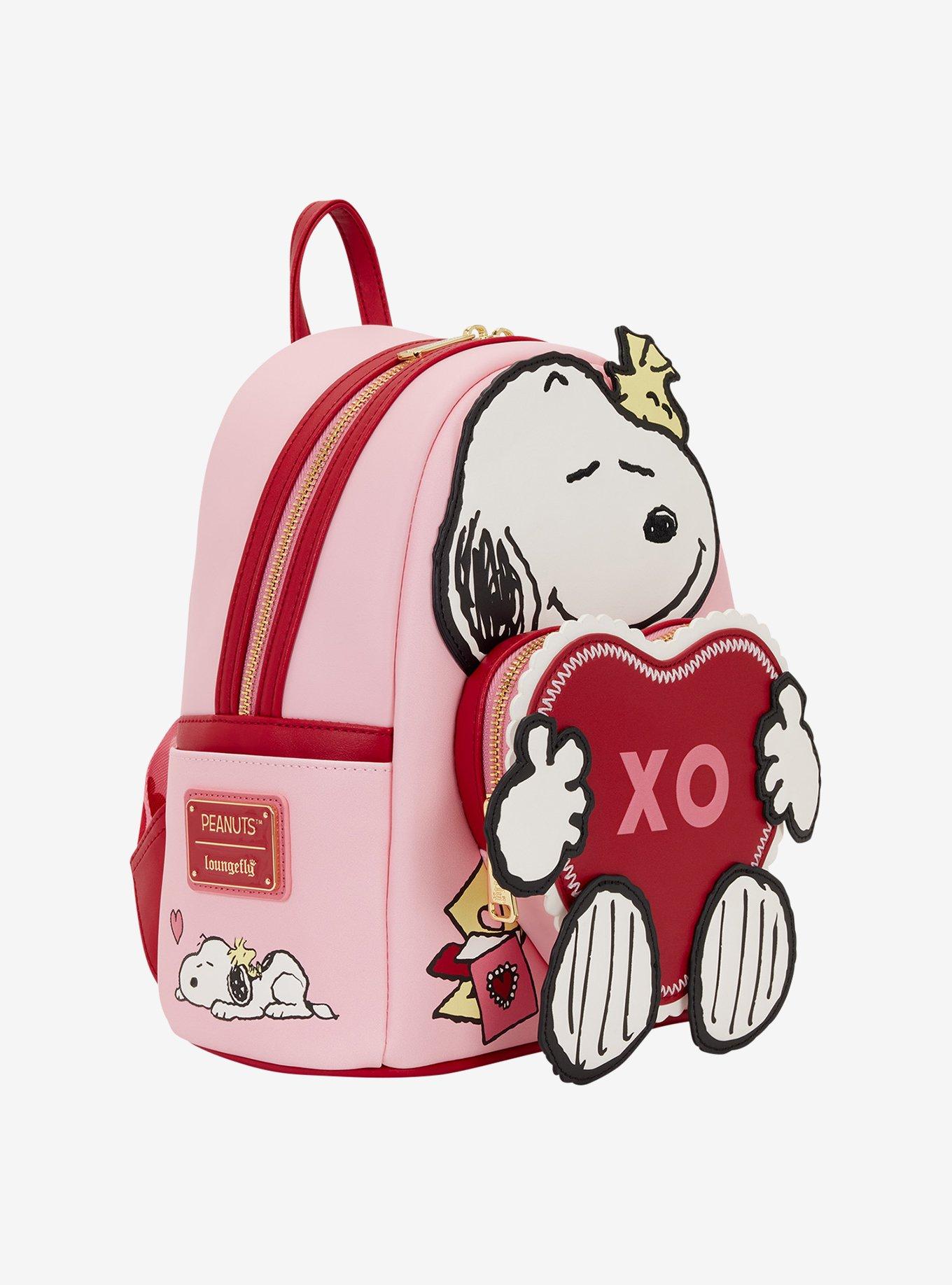 Loungefly Peanuts Snoopy Valentine's Day Mini Backpack, , alternate