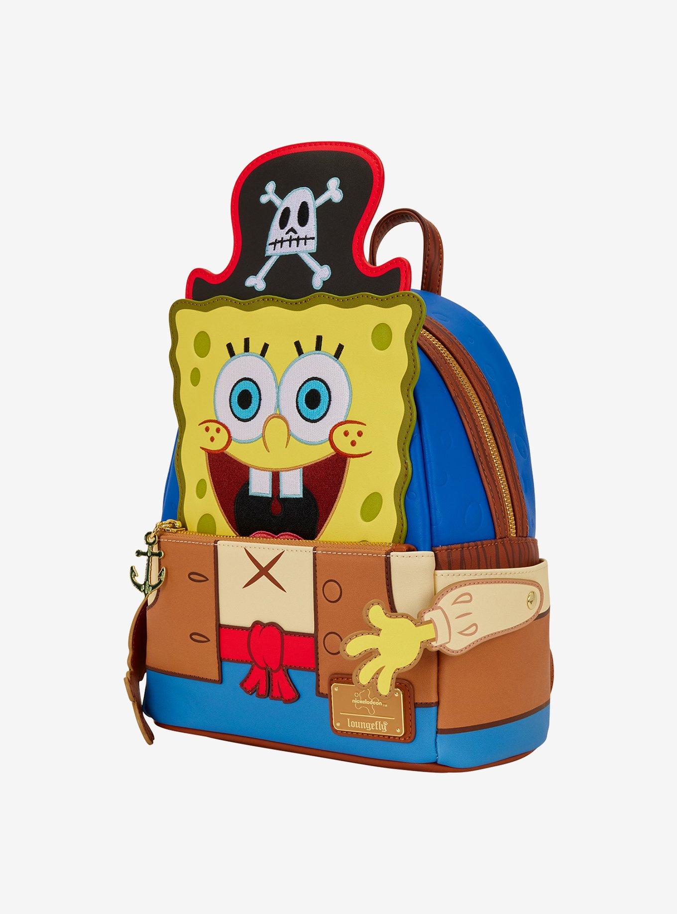 Loungefly SpongeBob SquarePants Pirate Figural Mini Backpack, , alternate