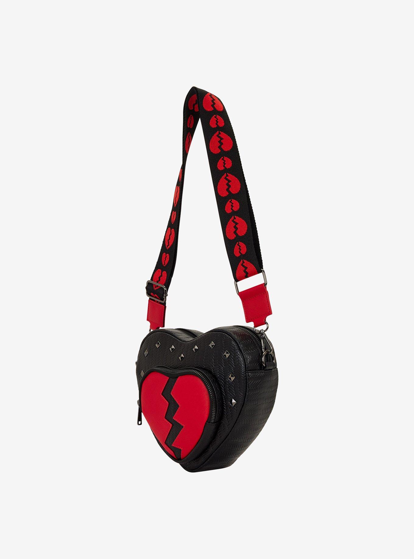 Loungefly Broken Heart Figural Crossbody Bag, , hi-res