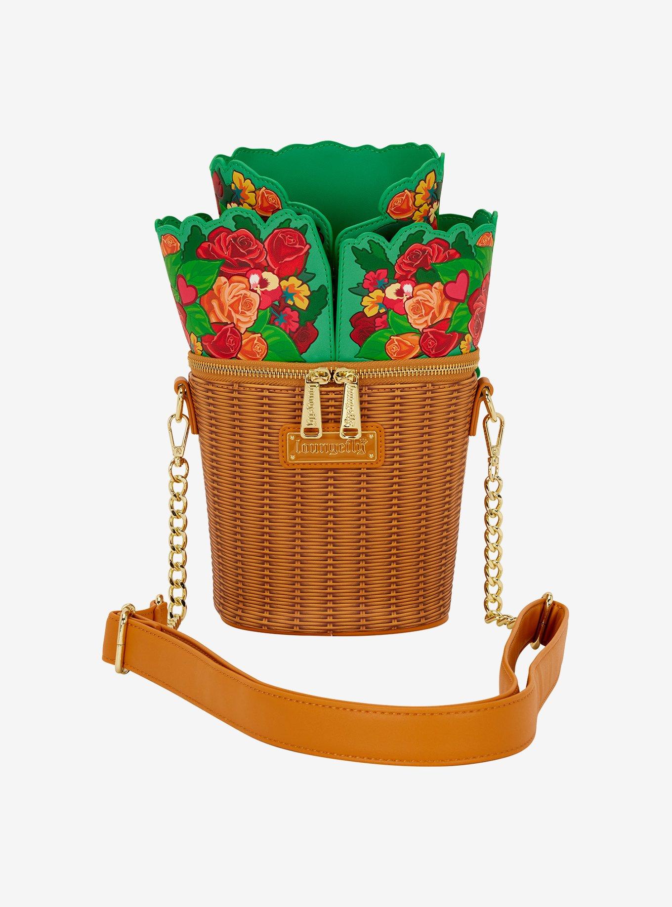 Loungefly Flower Basket Figural Crossboy Bag, , alternate