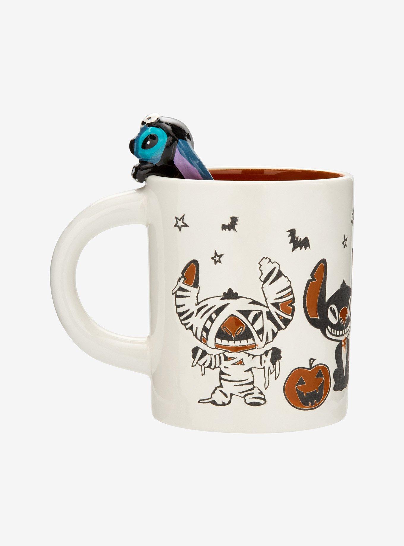 Disney Stitch Halloween Peeking Mug, , alternate