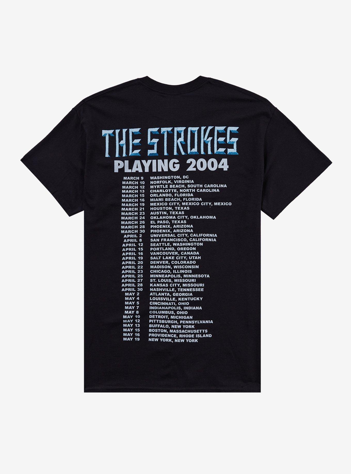 The Strokes Logo 2004 Tour Two-Sided T-Shirt, , hi-res