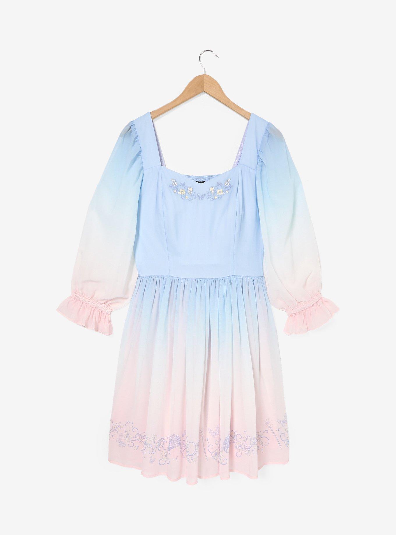 Wicked Glinda Blue Ombré Dress - BoxLunch Exclusive, , hi-res