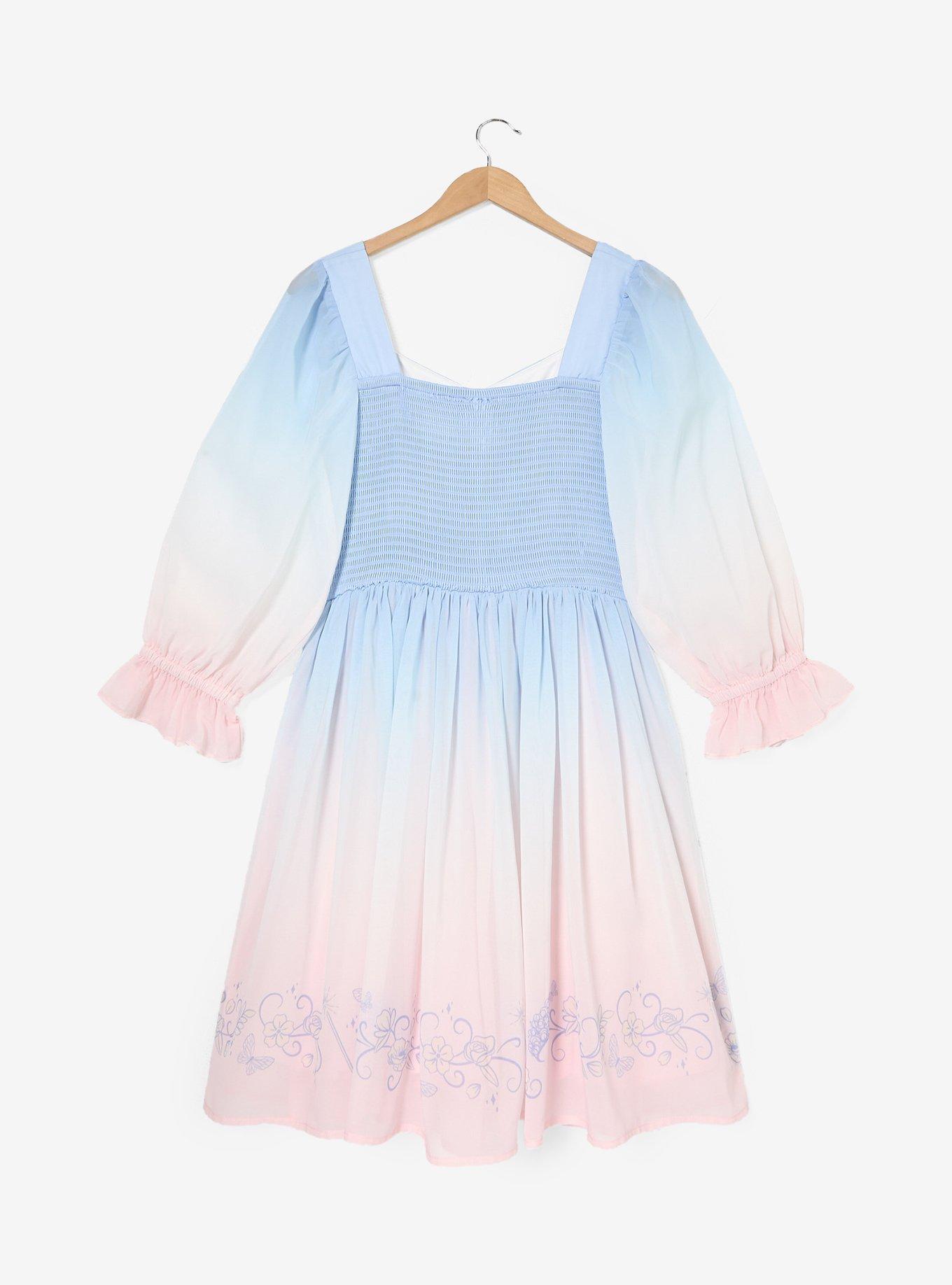 Wicked Glinda Blue Ombré Plus Size Dress - BoxLunch Exclusive, , hi-res