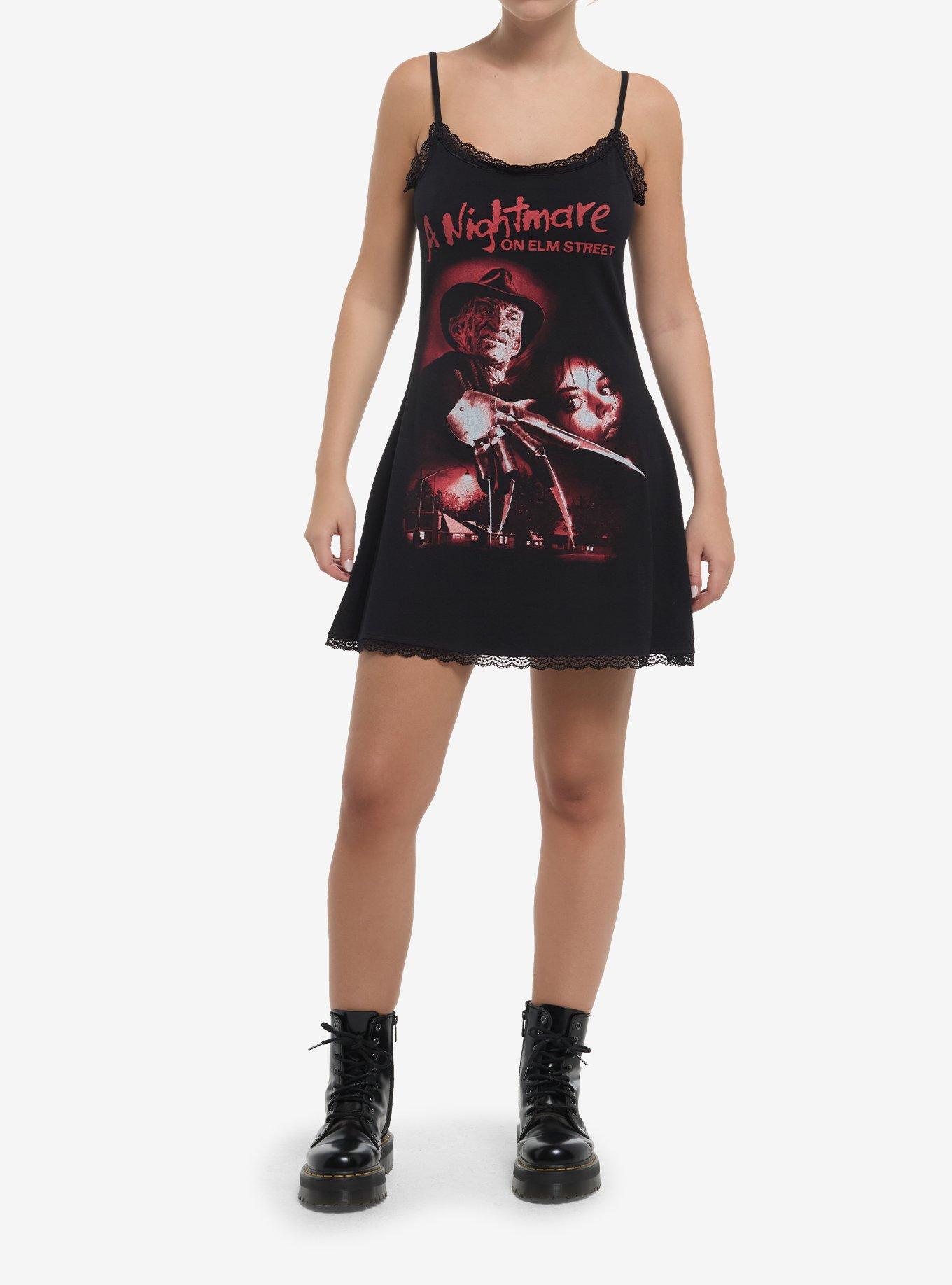 A Nightmare On Elm Street Lace Cami Dress, , alternate