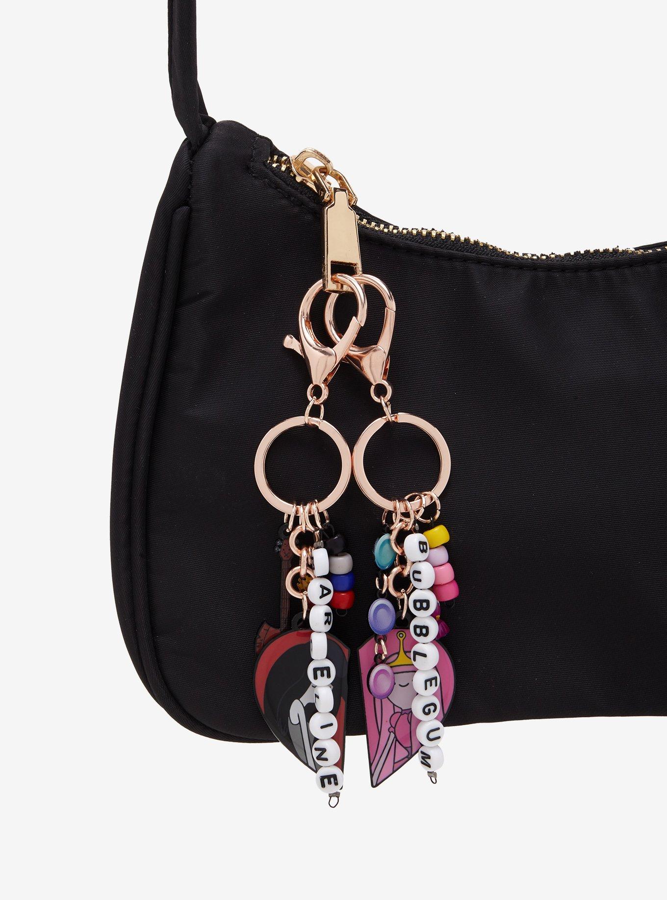 Adventure Time Marceline & Princess Bubblegum Multi-Charm Keychain Set — BoxLunch Exclusive, , hi-res