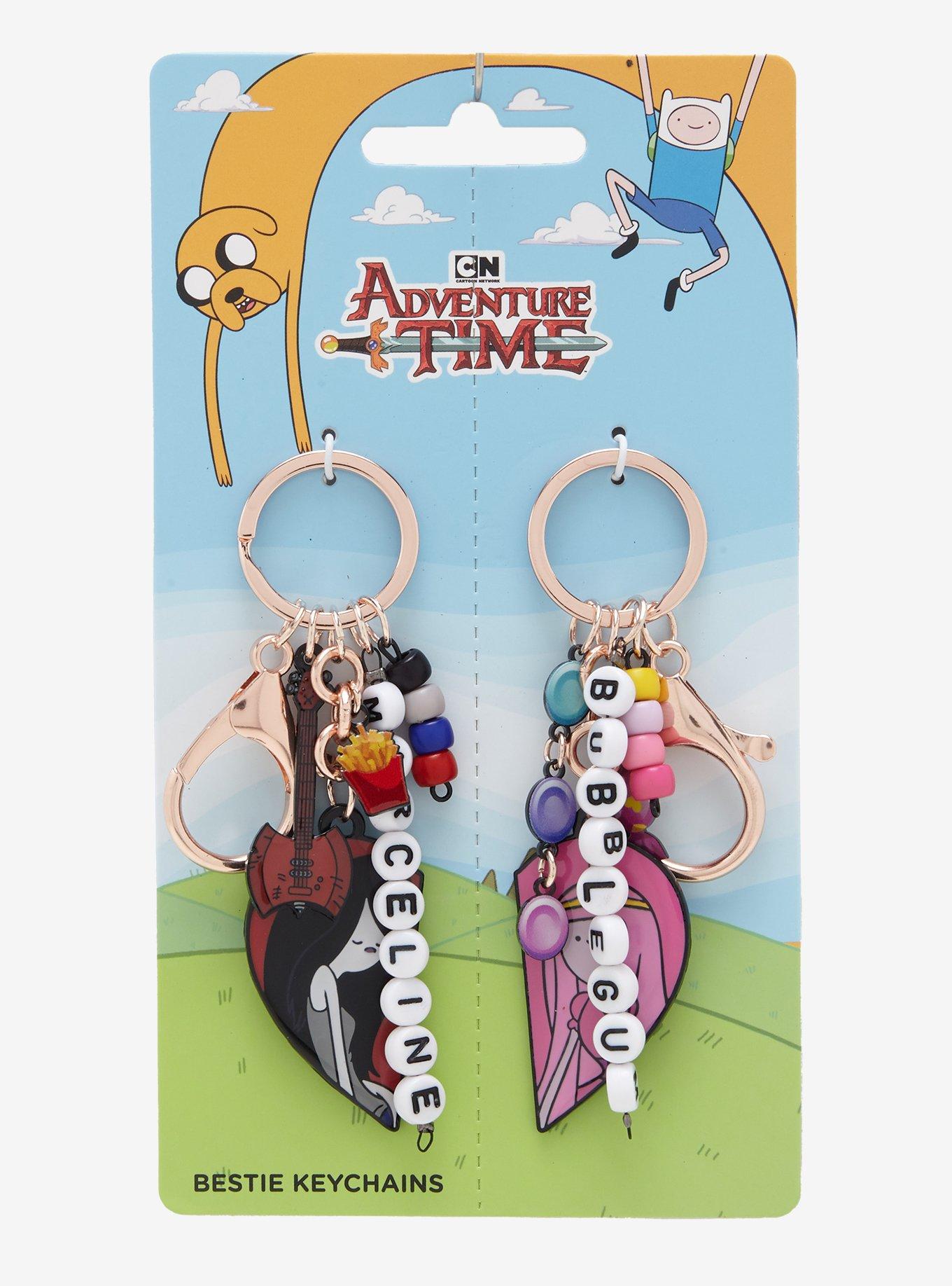 Adventure Time Marceline & Princess Bubblegum Multi-Charm Keychain Set &mdash;&nbsp;BoxLunch Exclusive, , alternate