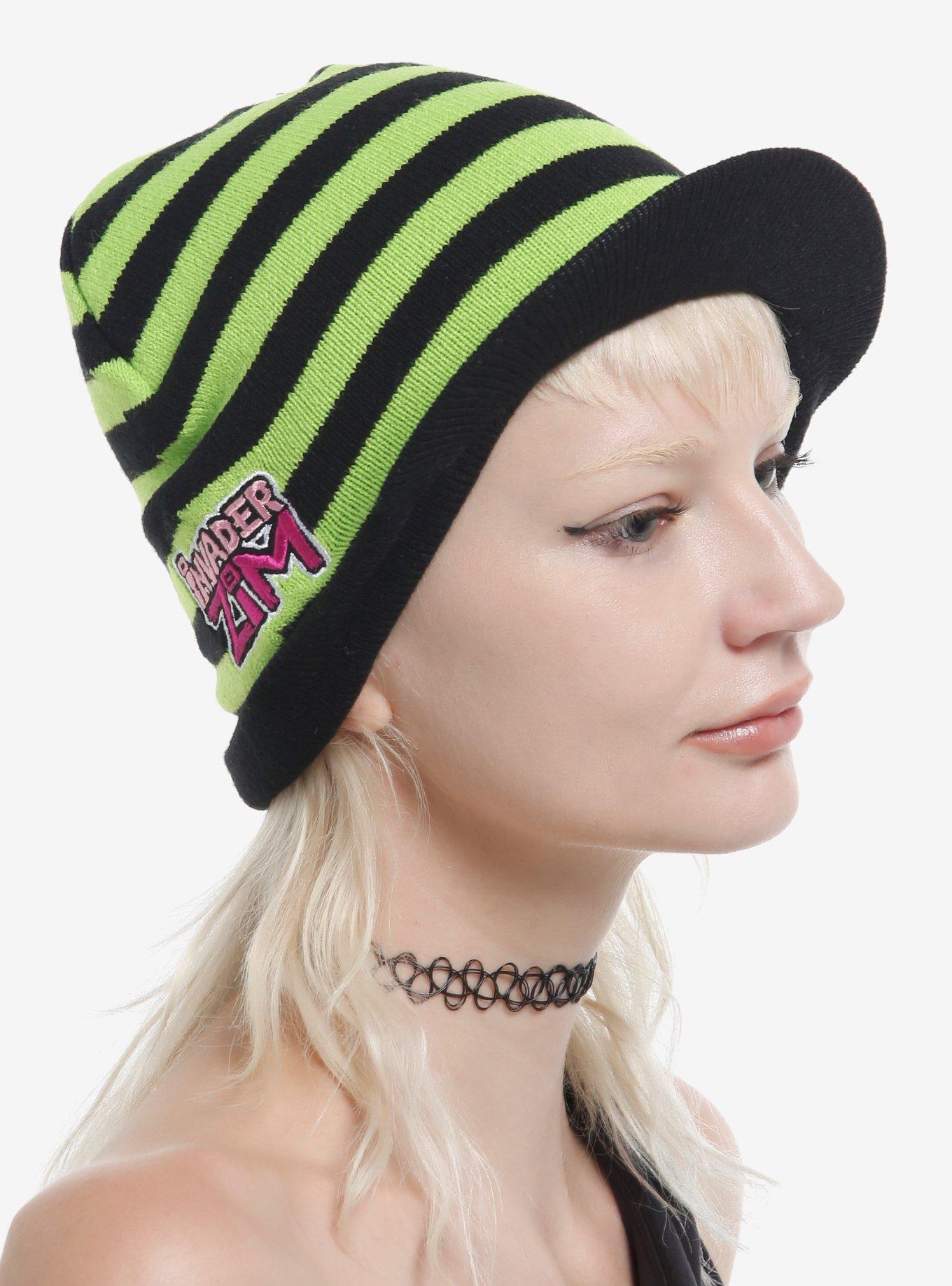 Invader Zim GIR Stripe Knit Cap, , hi-res