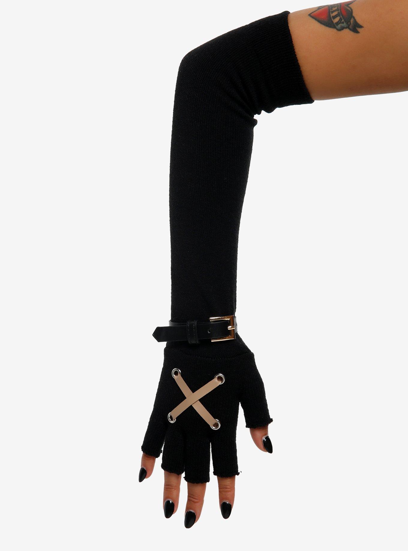 Arcane Jinx Mismatch Arm Warmers, , hi-res