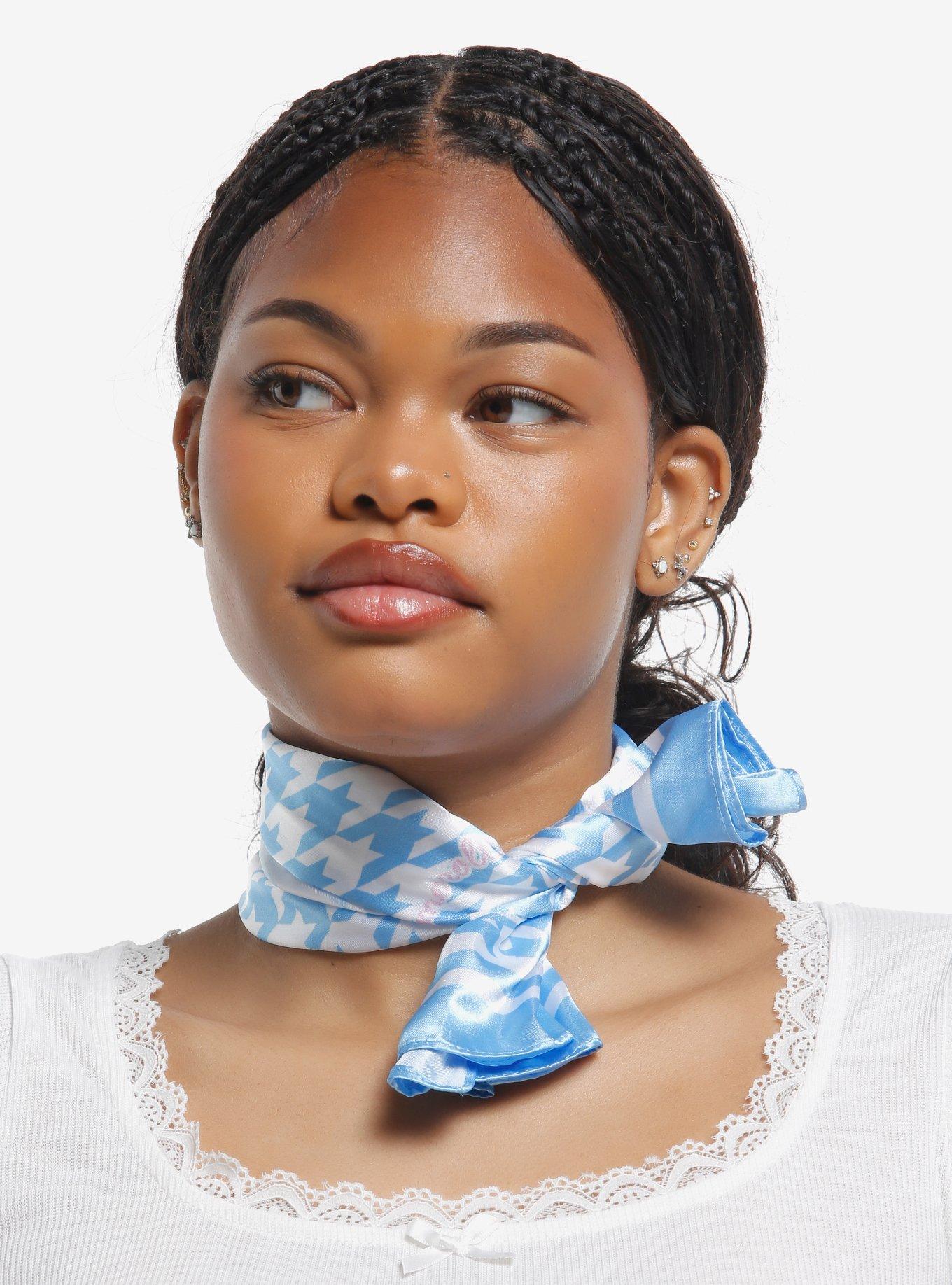 Cinnamoroll Houndstooth Hair Scarf, , alternate
