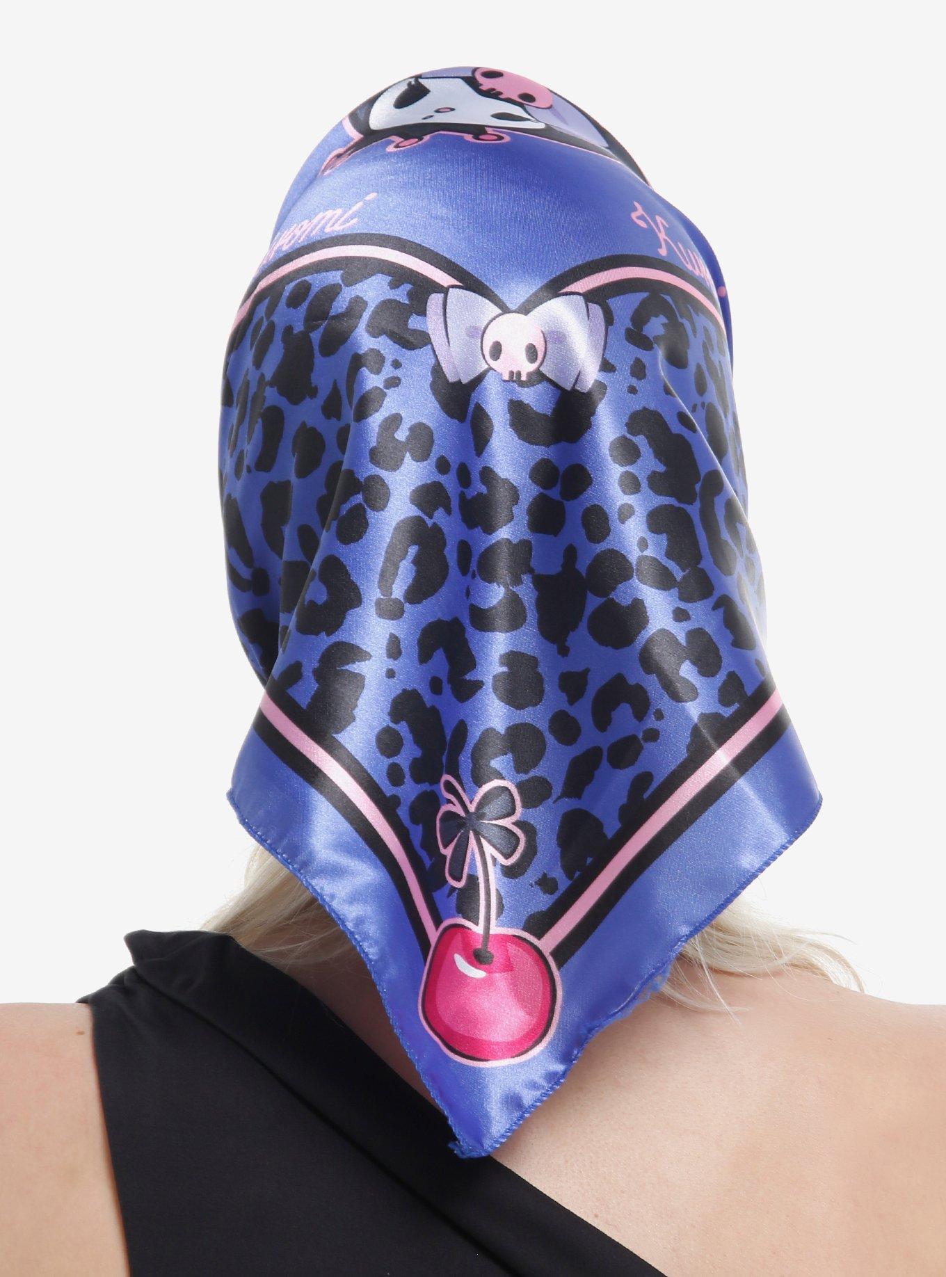 Kuromi Leopard Hair Scarf, , hi-res