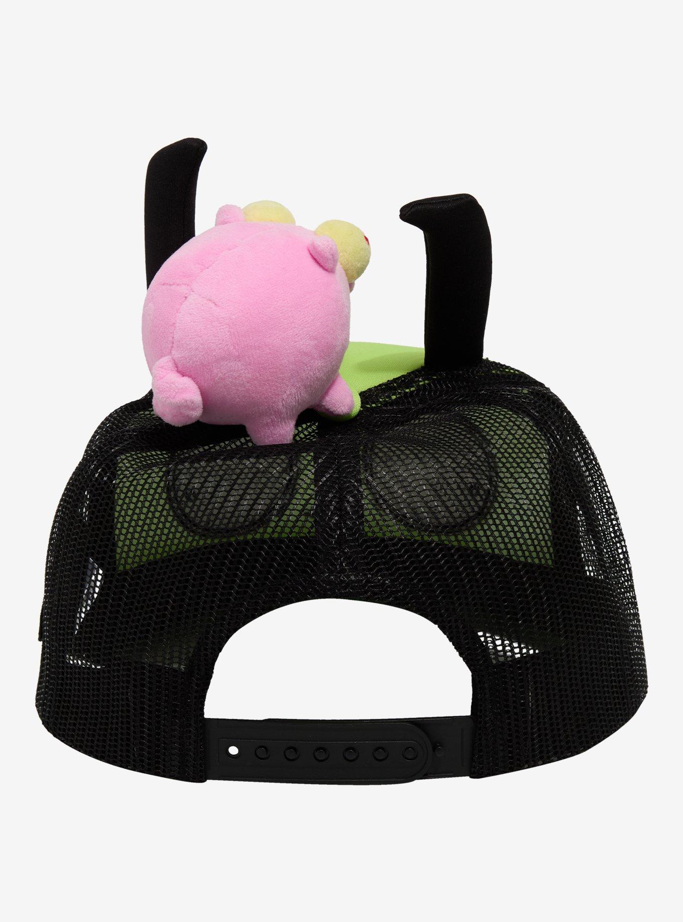 Invader Zim GIR & Pig Plush Trucker Hat, , alternate