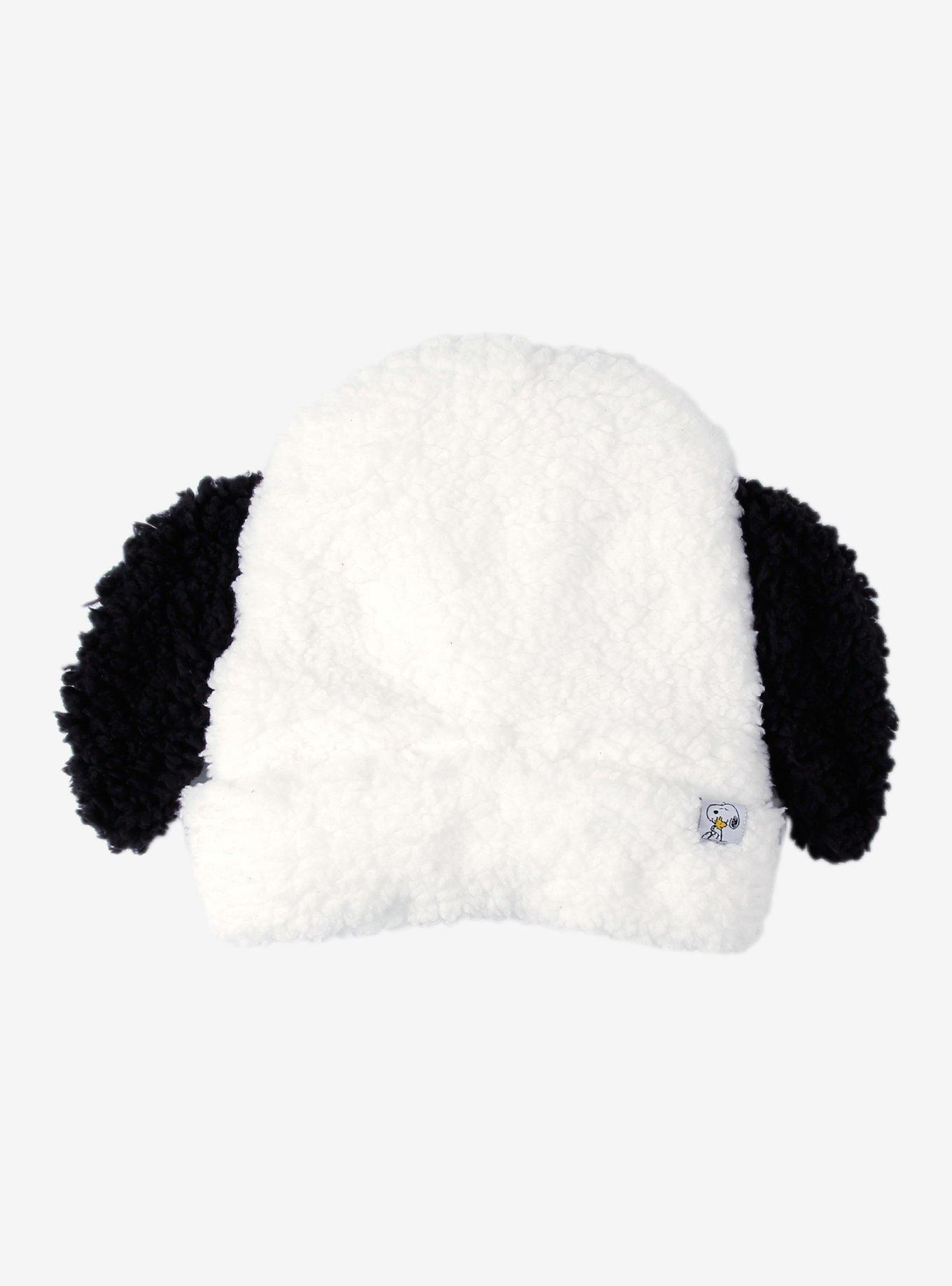 Peanuts Snoopy Ears Sherpa Beanie — BoxLunch Exclusive, , hi-res
