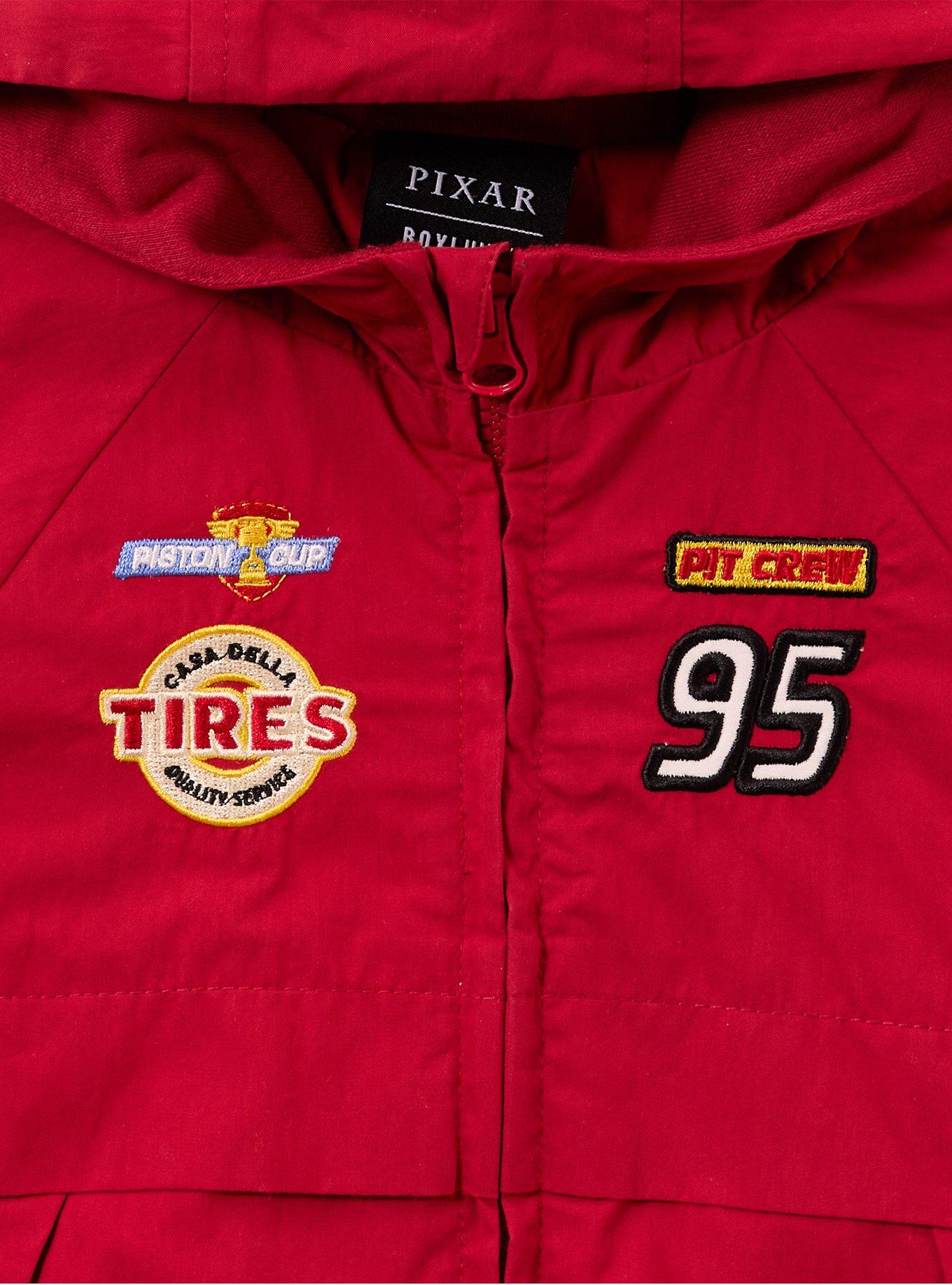 Disney Pixar Cars Piston Cup Toddler Windbreaker Jacket &mdash; BoxLunch Exclusive, BLACK, alternate