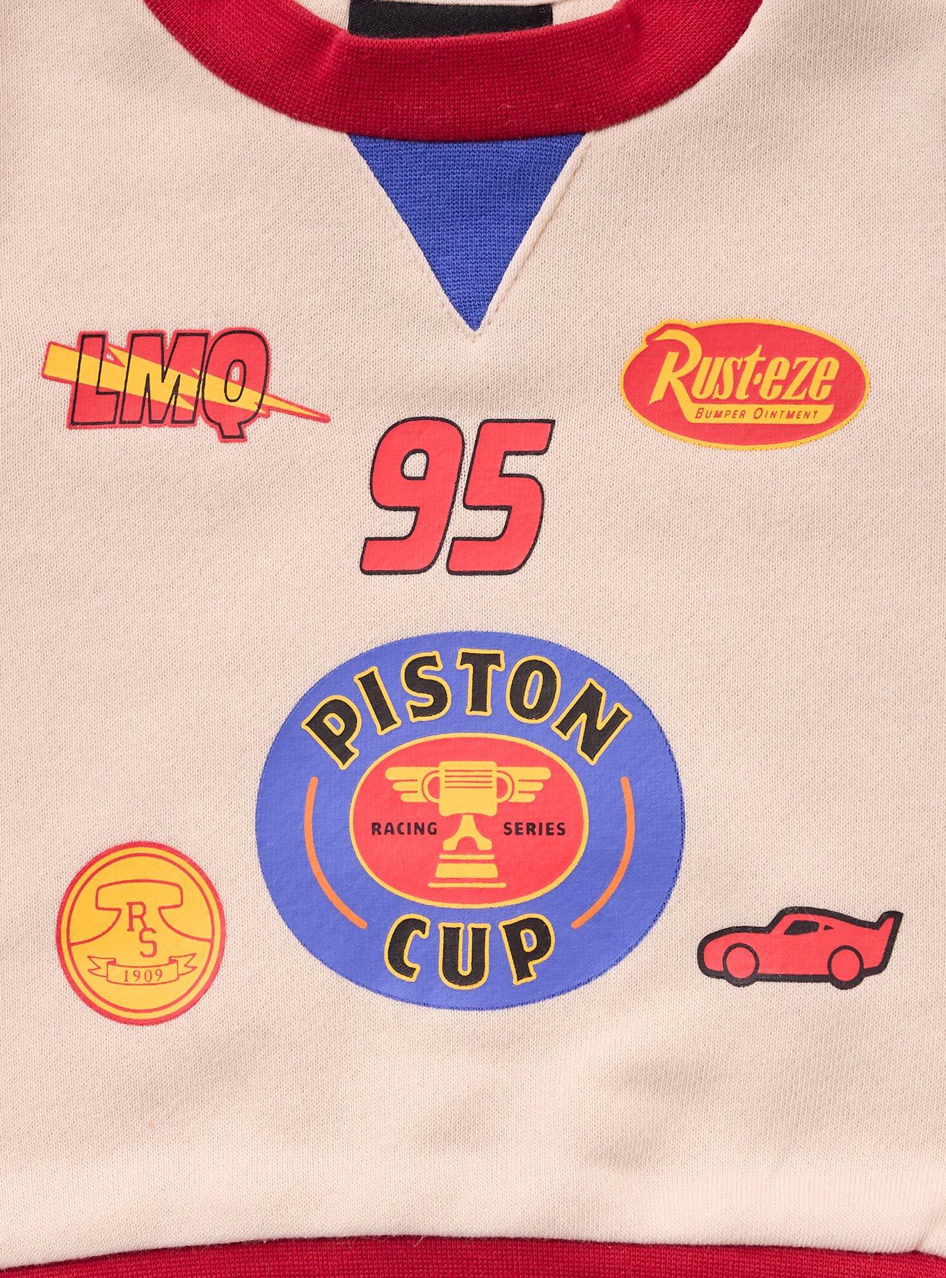 Disney Pixar Cars Infant Long Sleeve & Jogger Set - BoxLunch Exclusive, RED, alternate