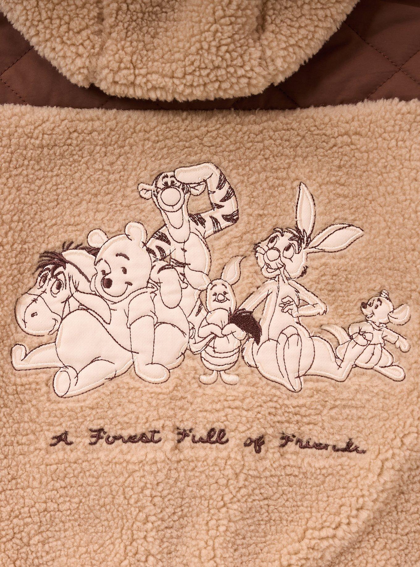 Disney Winnie the Pooh Toddler Sherpa Jacket - BoxLunch Exclusive, BROWN, alternate