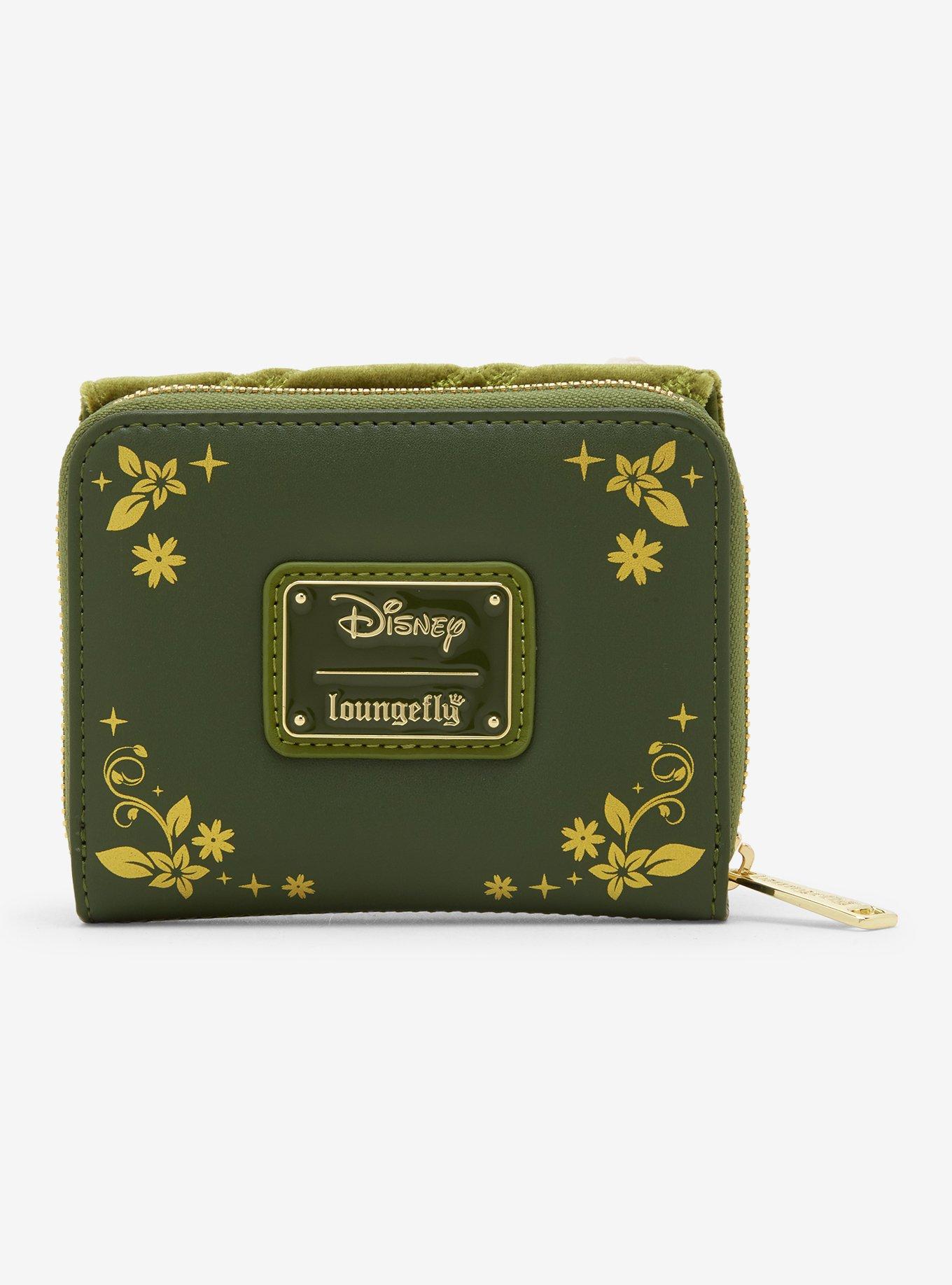 Loungefly Disney Peter Pan Tinker Bell Velvet Quilted Wallet - BoxLunch Exclusive, , alternate