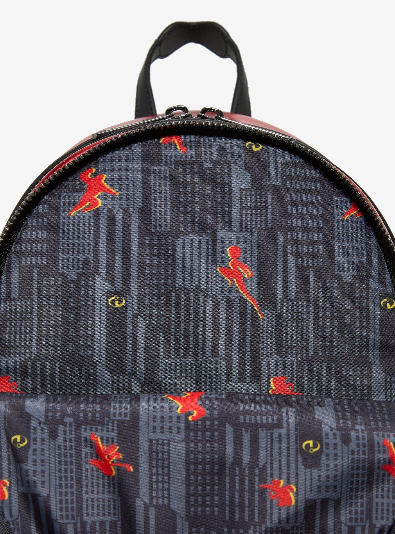 Loungefly Disney Pixar The Incredibles Family Metallic Mini Backpack &mdash; BoxLunch Exclusive, , alternate